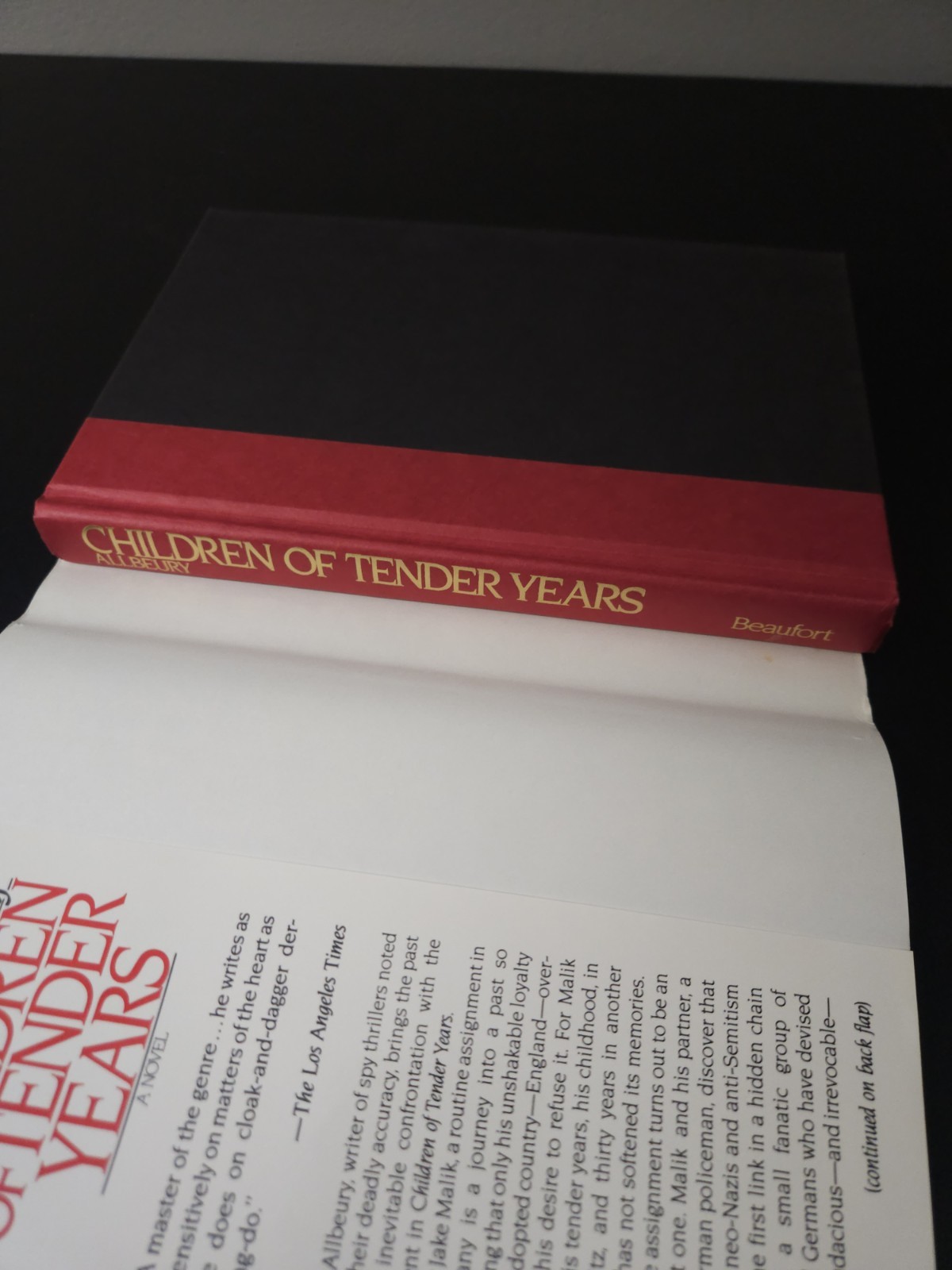 Children of Tender Years Ted Allbeury 1st American Edition Hardcover 1985 HC DJ