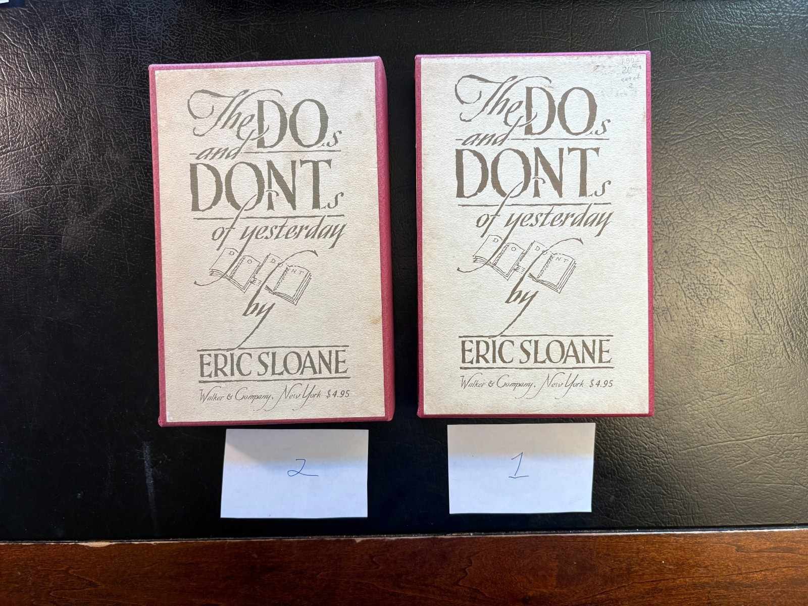 The Do’s And Dont’s Of Yesterday By Eric Sloane Boxed Set 1972