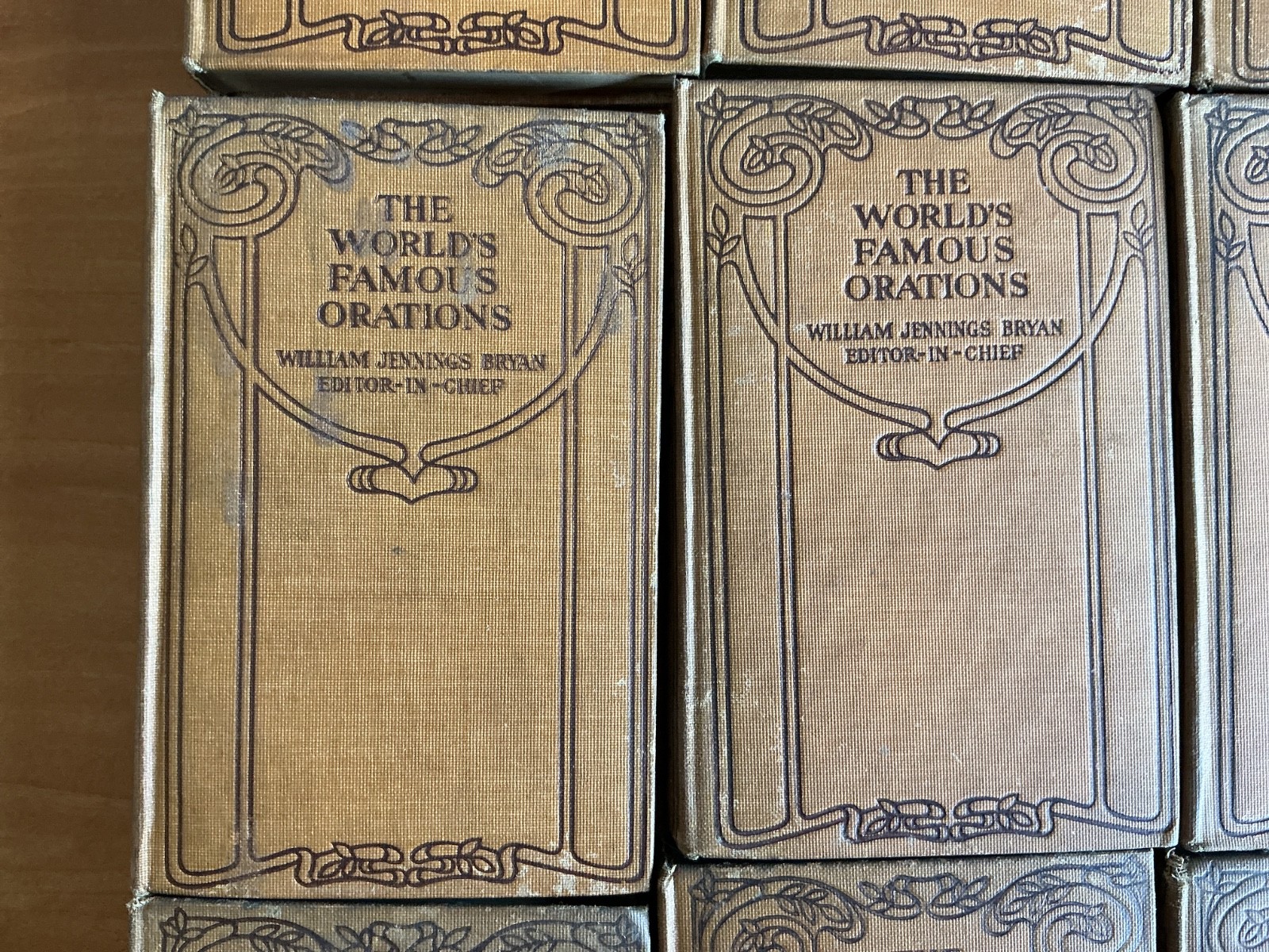World’s Famous Orations by William Jennings Bryan 1906 Vols 1-5 & 7-10 HC Funk
