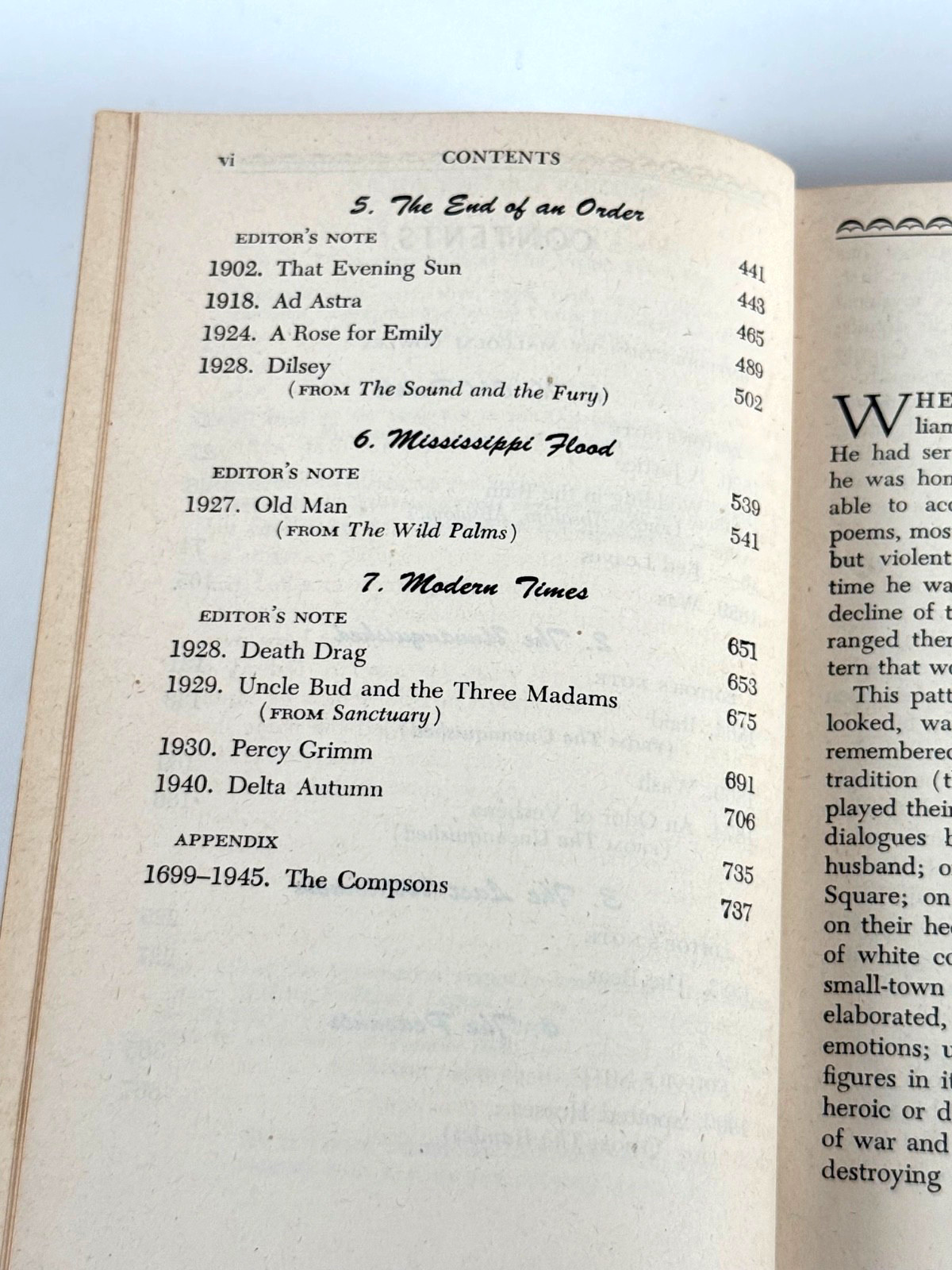 1946 1st/1st Portable Faulkner Malcolm Cowley Viking w/ Faulkner Map Book