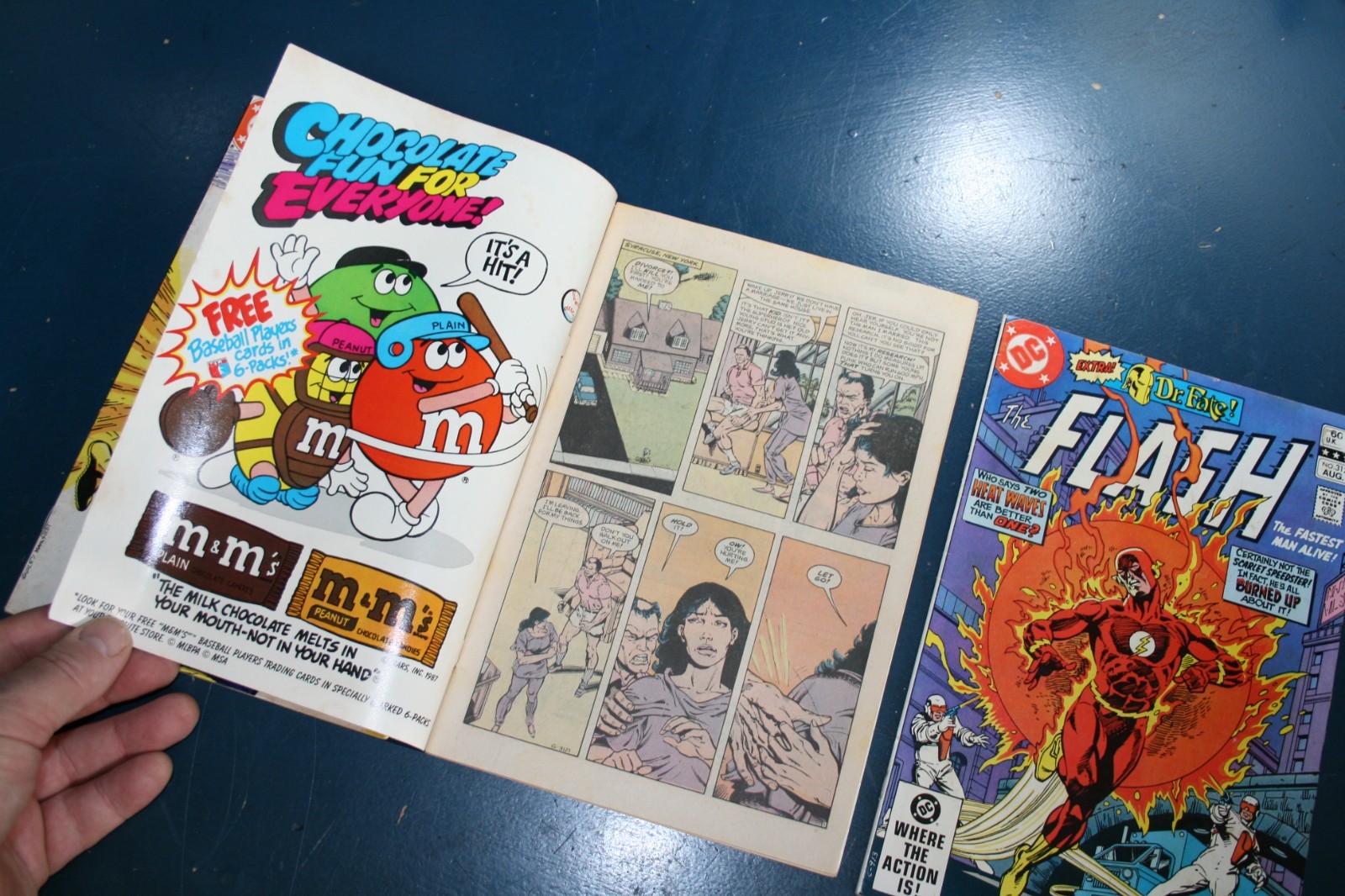 Vintage DC comic X 3 1987 Flash #5 #6 #312 rare collectable
