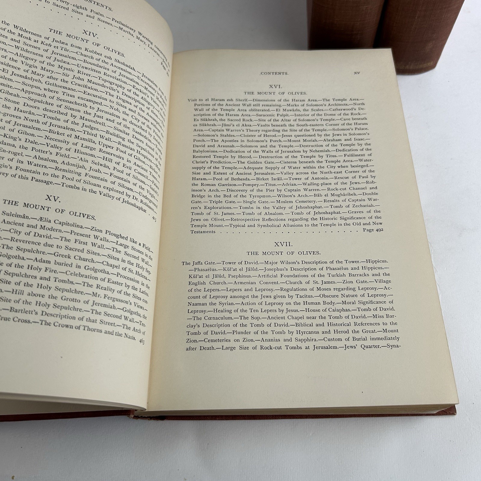 The Land And The Book Vol. I II & III 1880-1185 W.M. Thomson Antique Religion