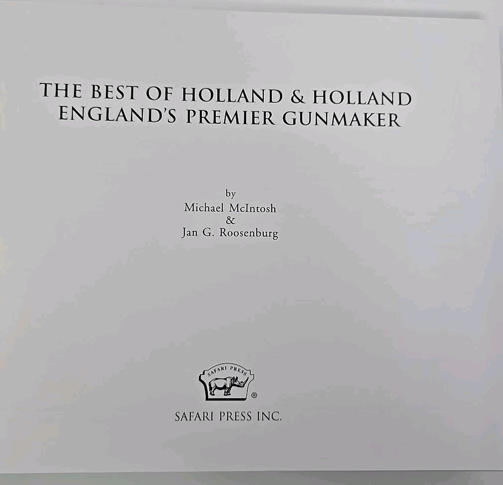 Best of Holland & Holland England’s Premier Gunmaker Michael McIntosh Signed