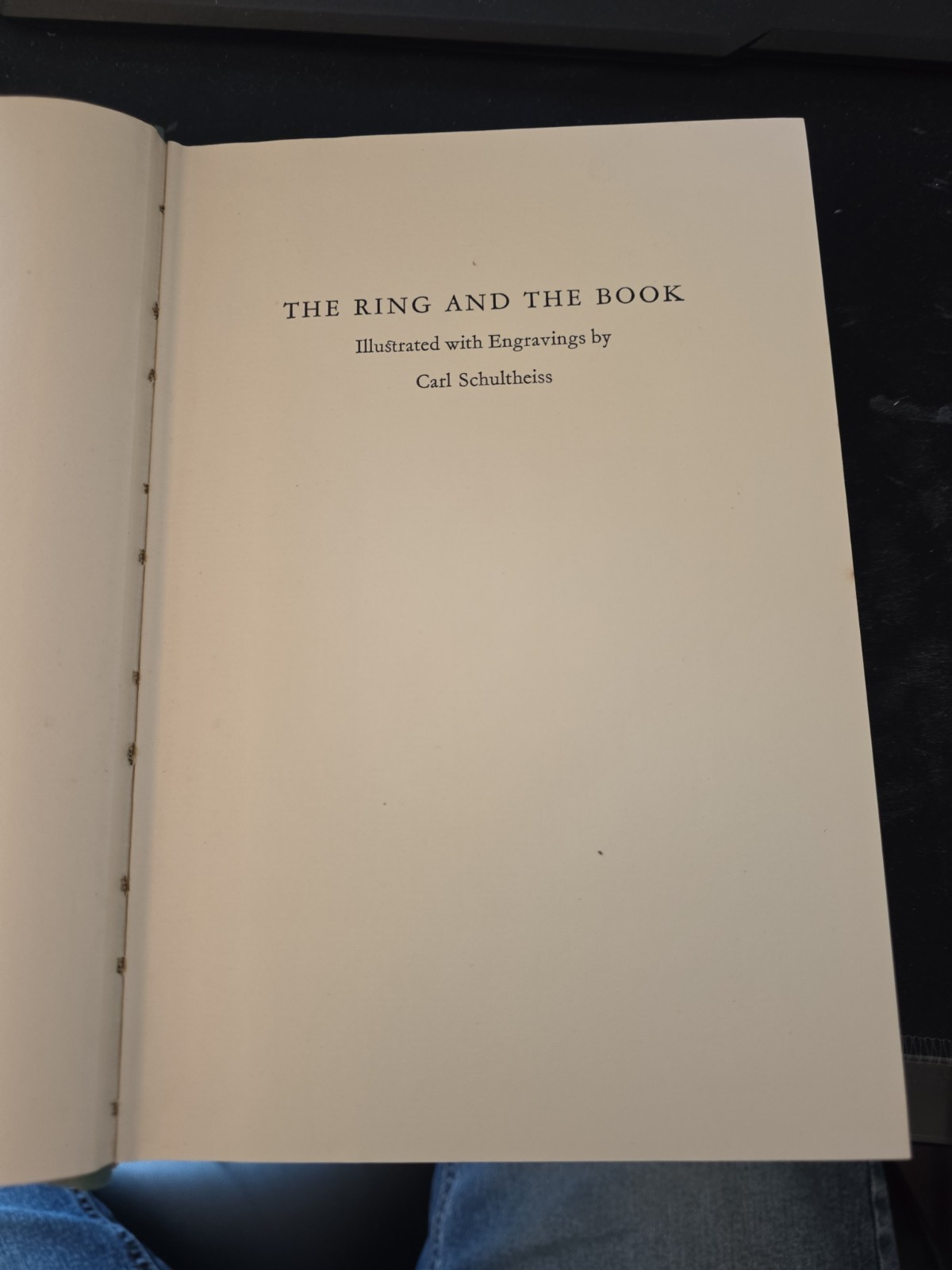 The Ring and The Book by Robert Browning (1949, HC) Heritage Press