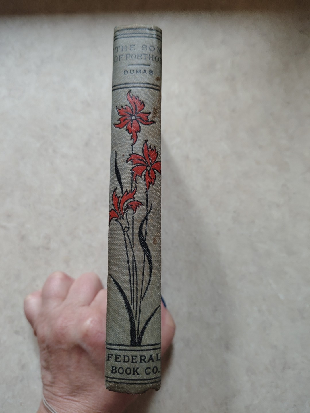 1892 Antique Printing Of The Son Of Porthos / Death Of Aramis ~ Dumas