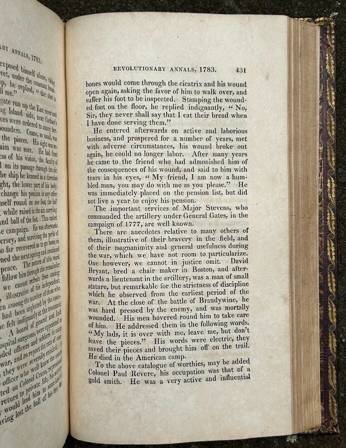Military Journal … 1775 to 1783 by Thacher, fine binding: best available copy