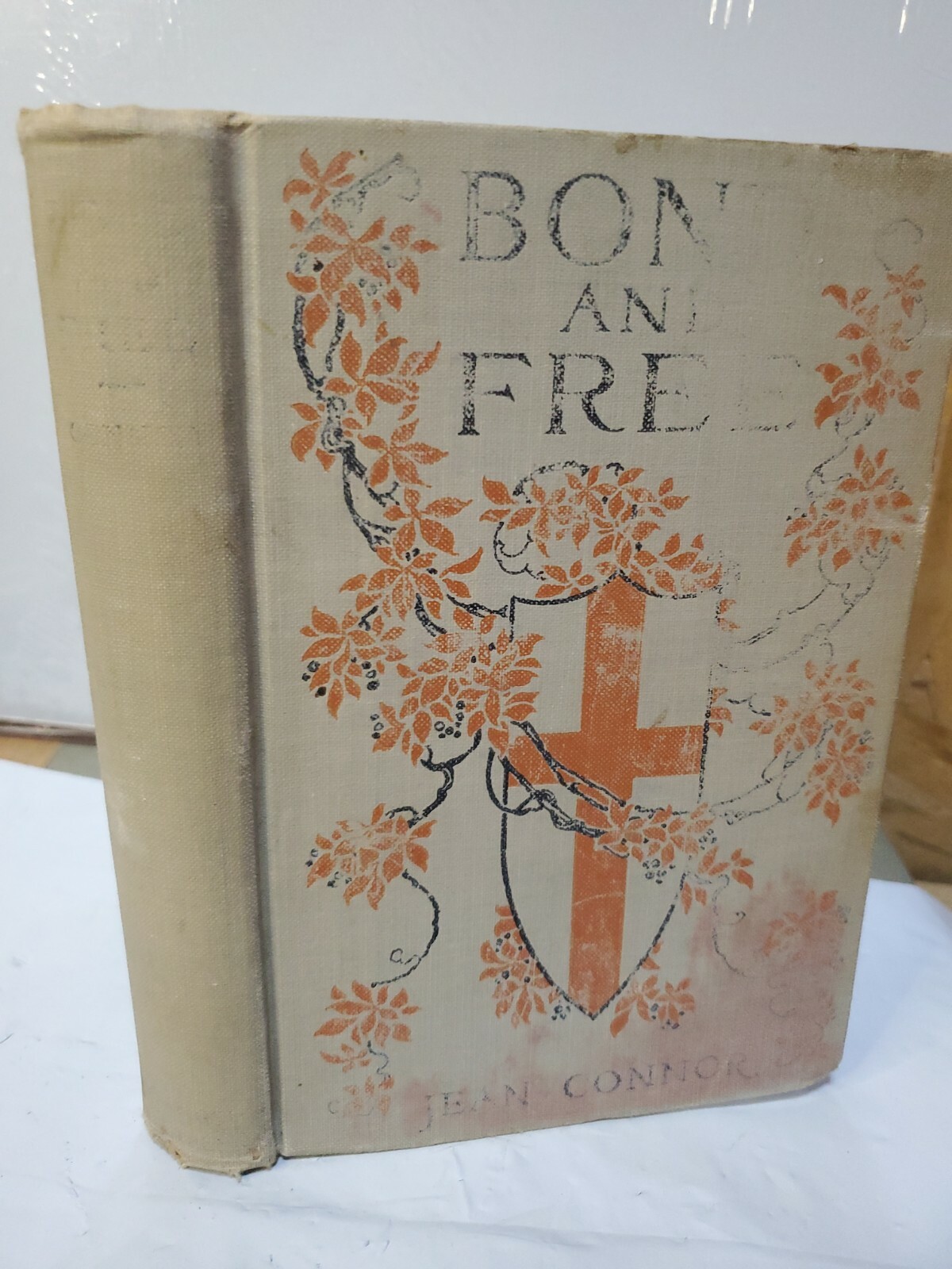 Bond And Free By Jean Connor 1913 First Edition Antique Hardcover Book Rare