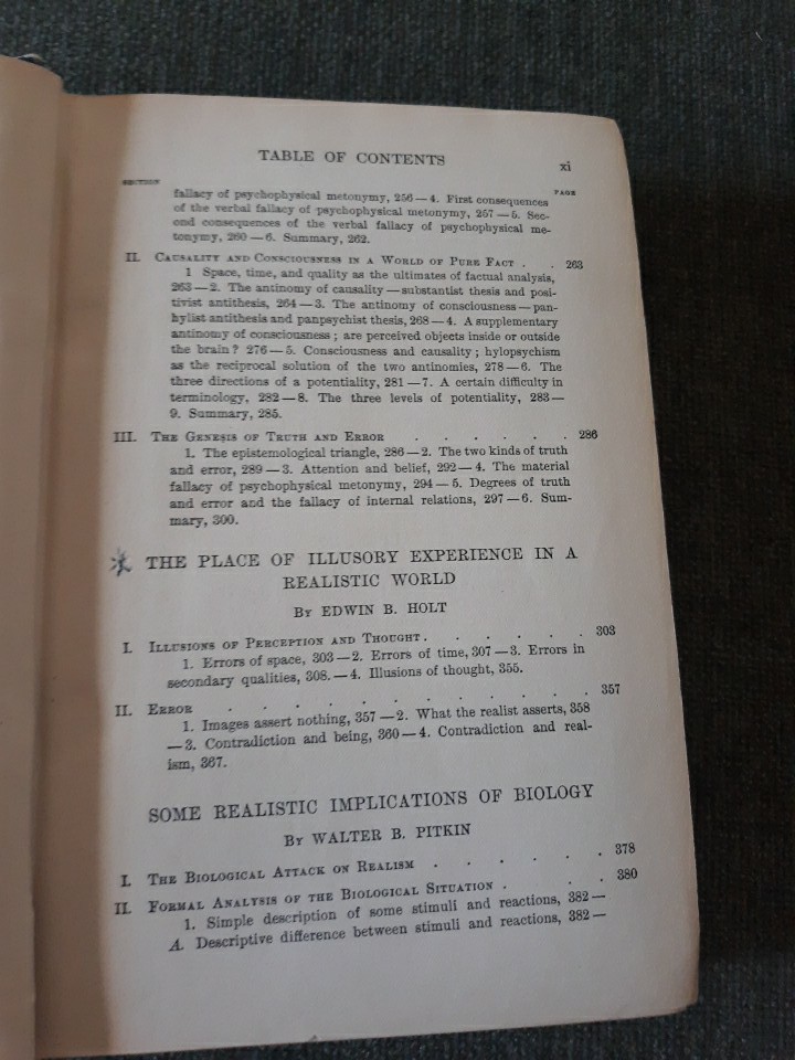 2 Vintage Philosophy Books-The New Realism + Eng. & Am. Phil. Since 1800 X-lib.