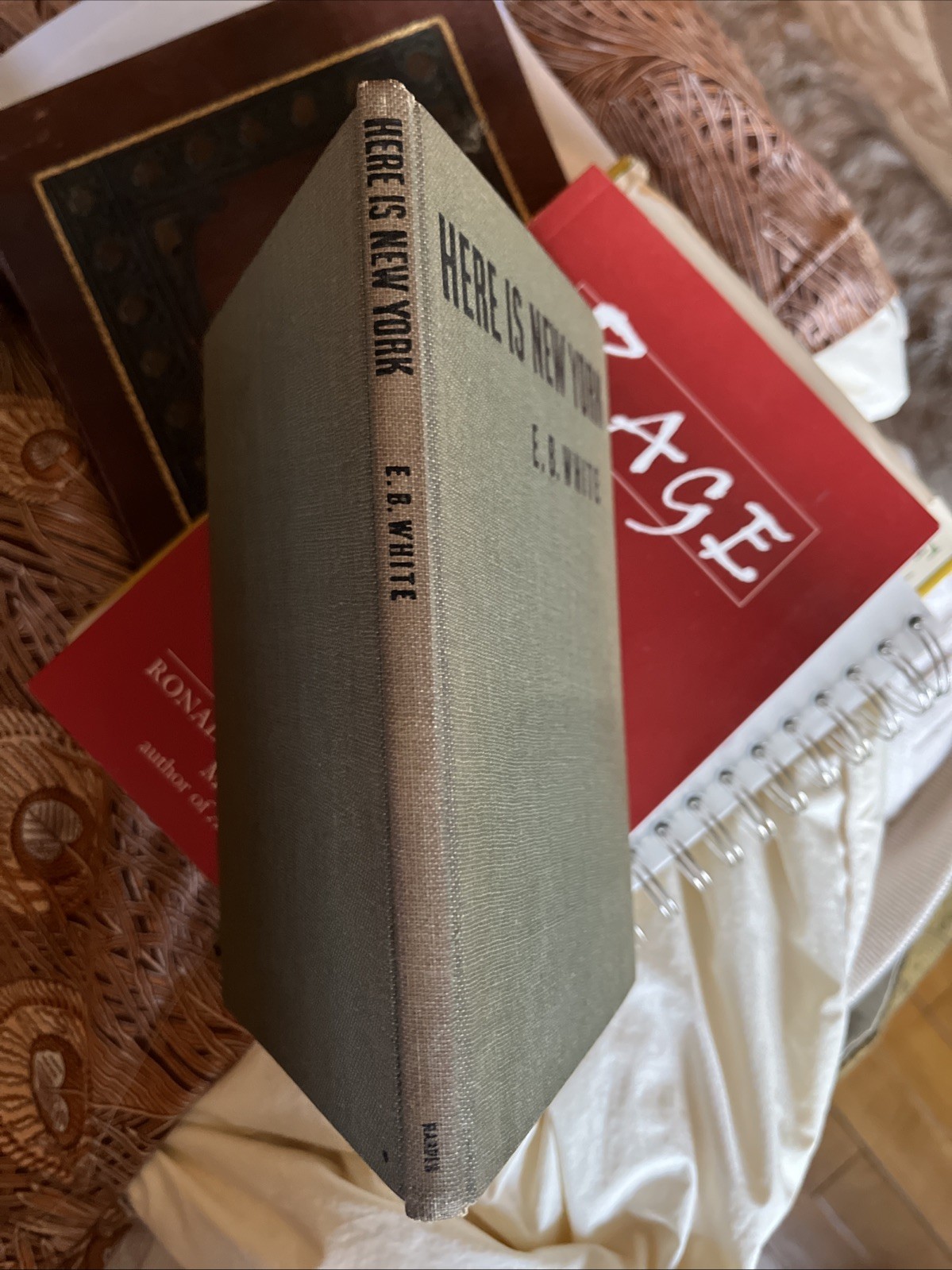 Here Is New York E.B. White 1st Ed. I-Y 1949 Harper & Bros. Hardcover