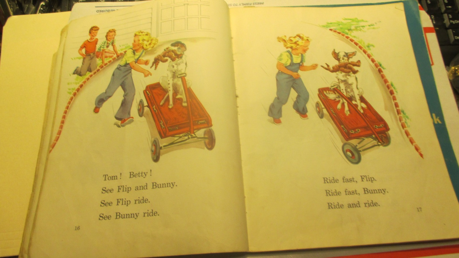 2 Ginn Early School Readers, My Little Red (Blue) Story Book, 1957