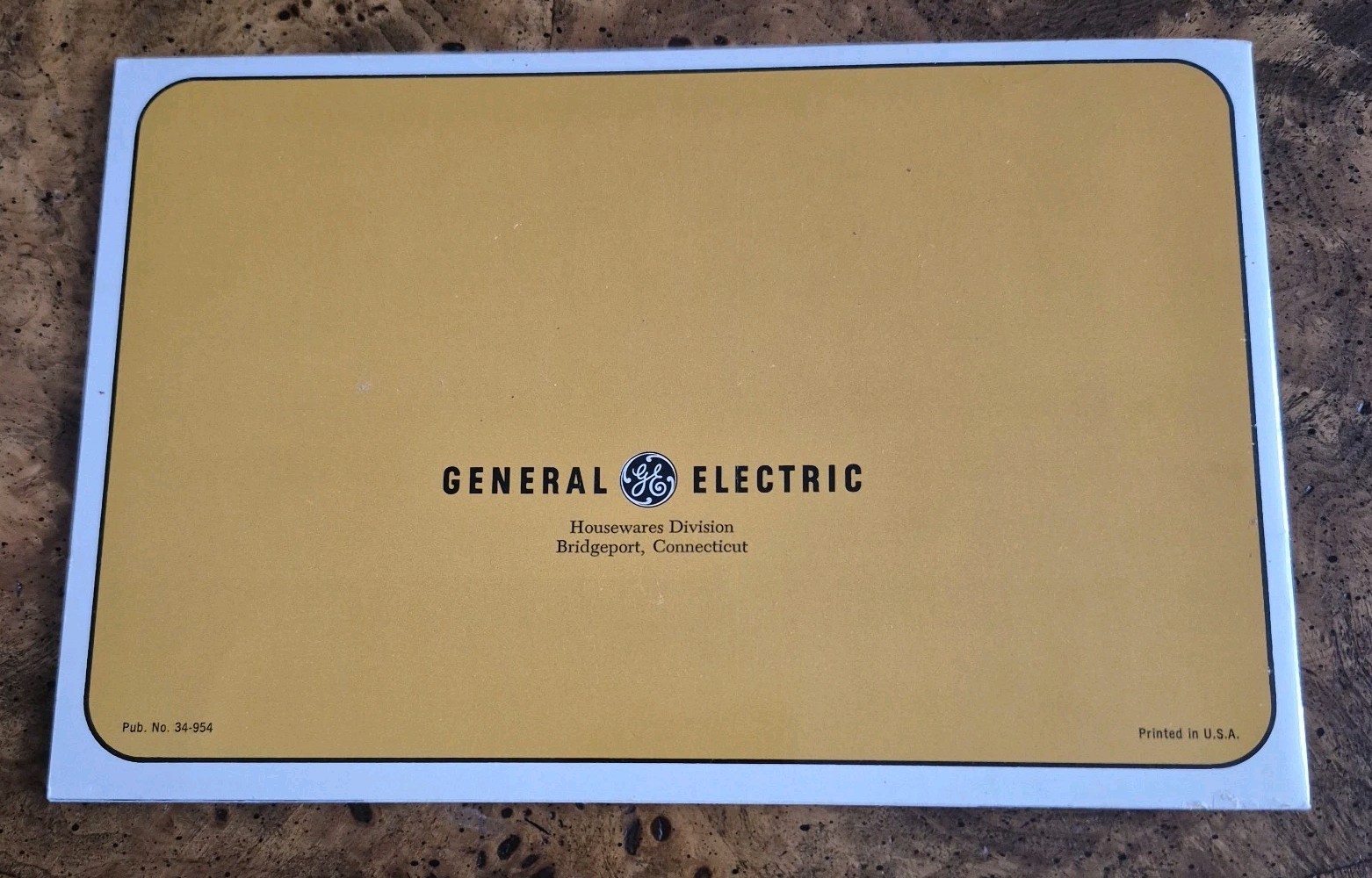 Vintage 1964 General Electric How To Be A Guest At Your Own Party Booklet MCM