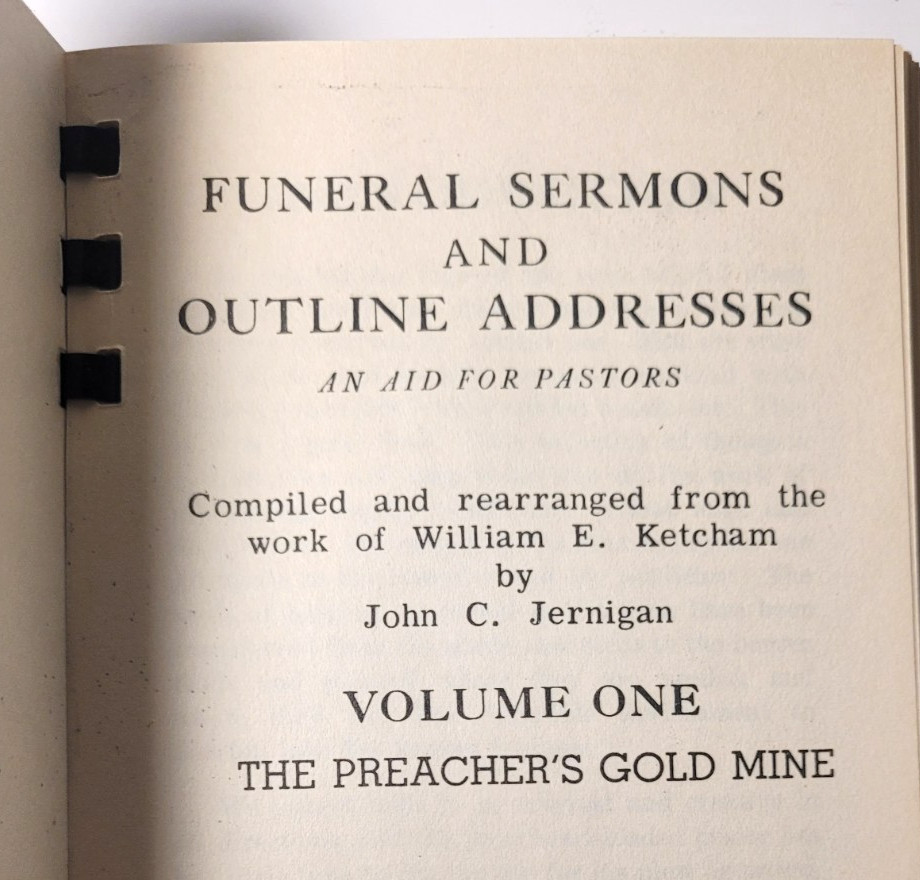 The Preacher’s Gold Mine Complete 3 Volume Set John C Jernigan Gospel Book