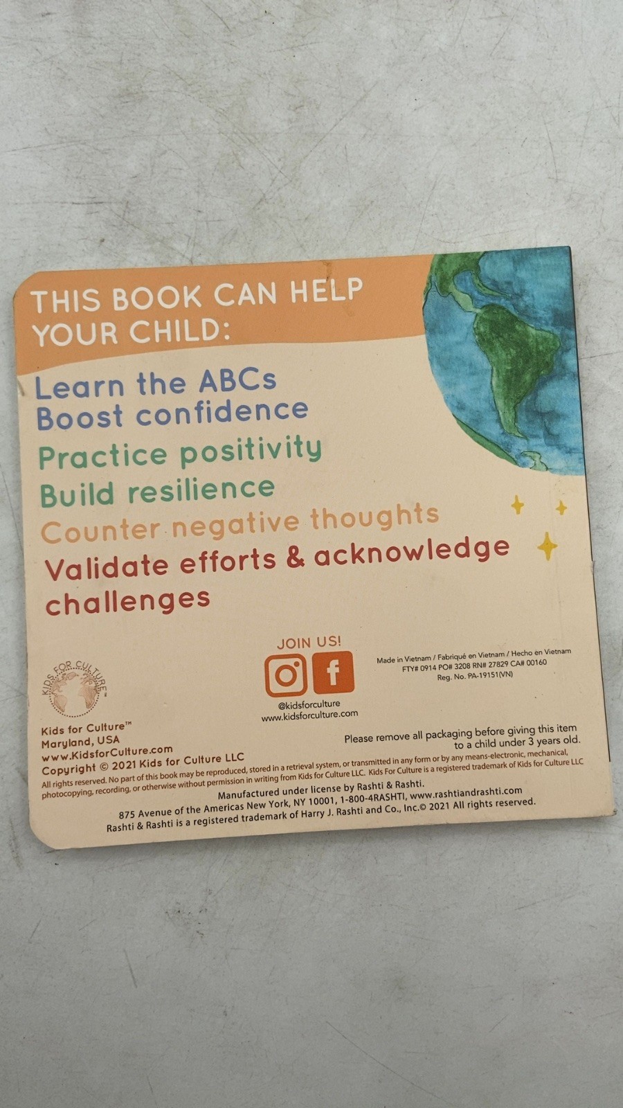 ABC Affirmation Baby Book Kristen O’Meally and Lamia Haley 2021