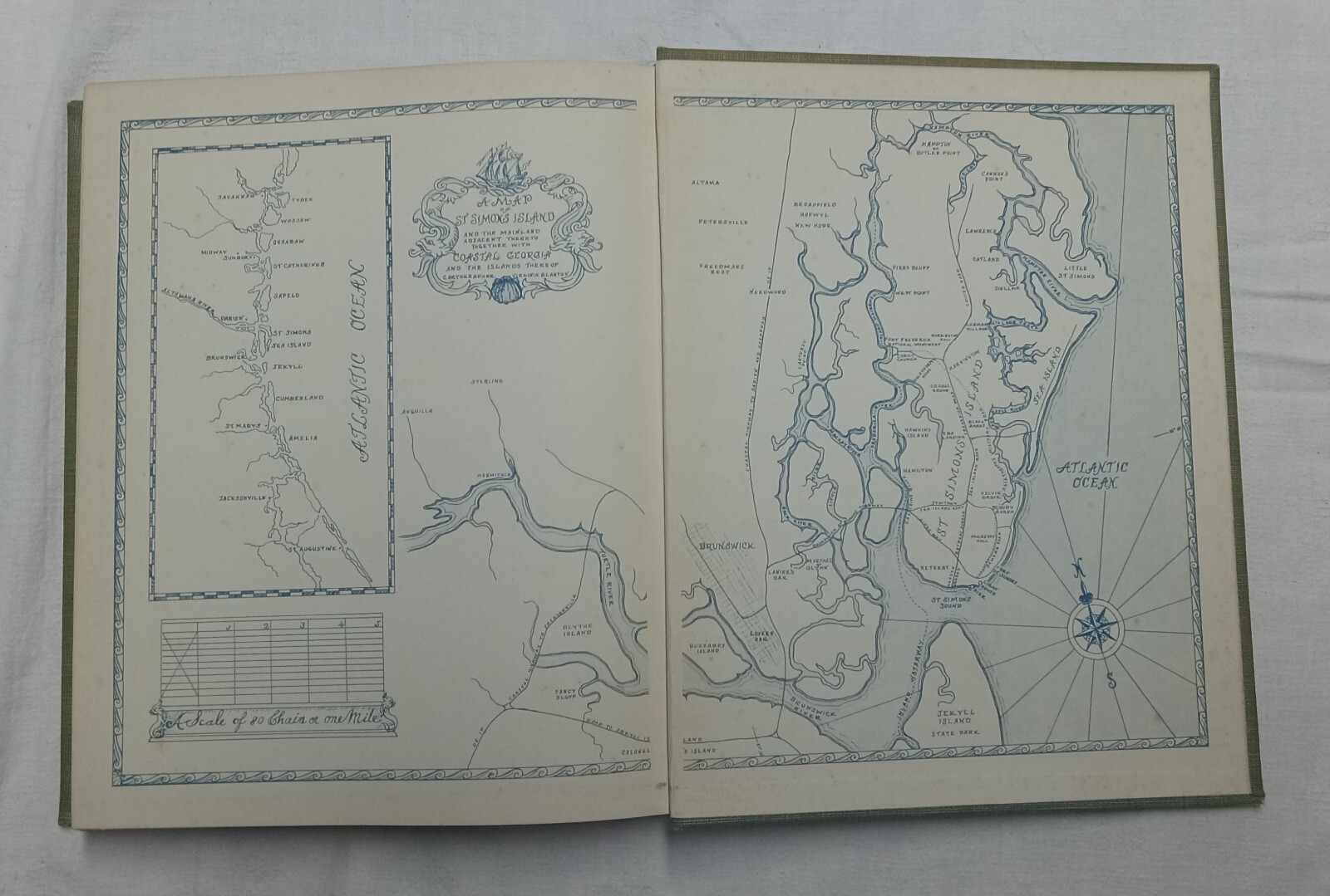 Early Days of Coastal Georgia by Margaret Davis Kane 1955, Inscribed 1st Edition