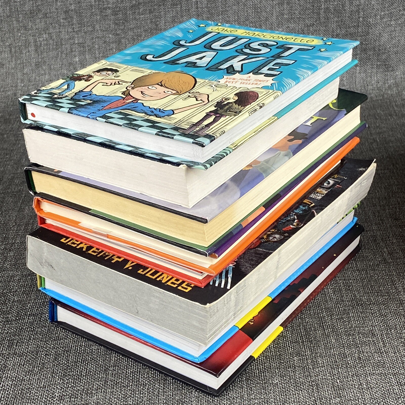 Lot Of 13 Assorted Children’s Books Teens and Young Adults, Dog Man, Just Jake..