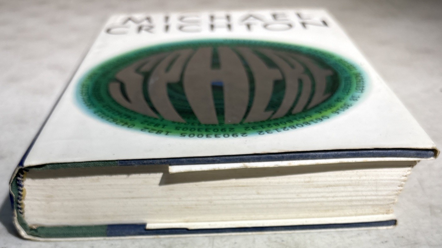 Sphere By Michael Crichton 1st Printing First Edition 1987 HCDJ