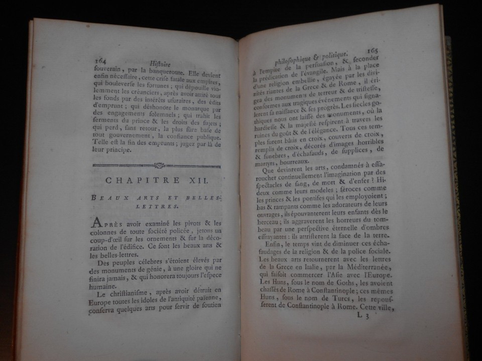 1775 book w/3 maps America, history of Europe politics religion war trade arts