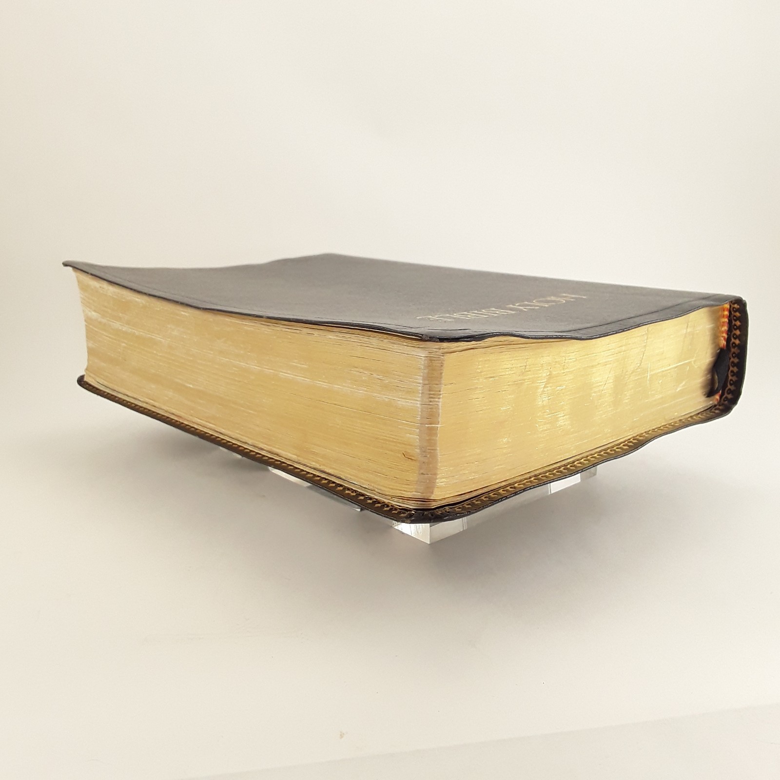 Holy Bible KJV Giant Print, Self-Pronouncing, Red Letter, Blk Leather Nelson 544