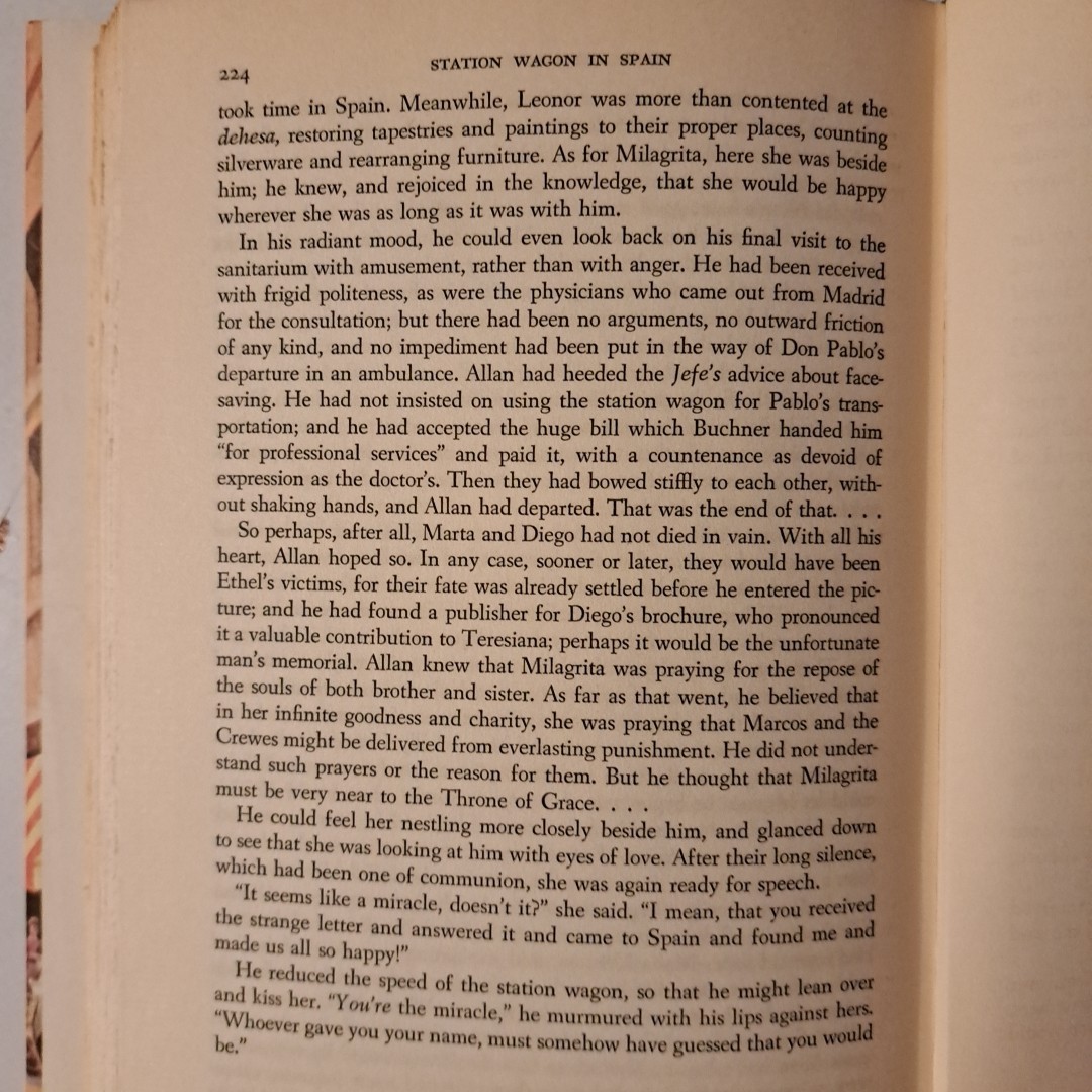Station Wagon In Spain, Frances Parkinson Keyes💥1959 HC BCE DJ 224 Pages