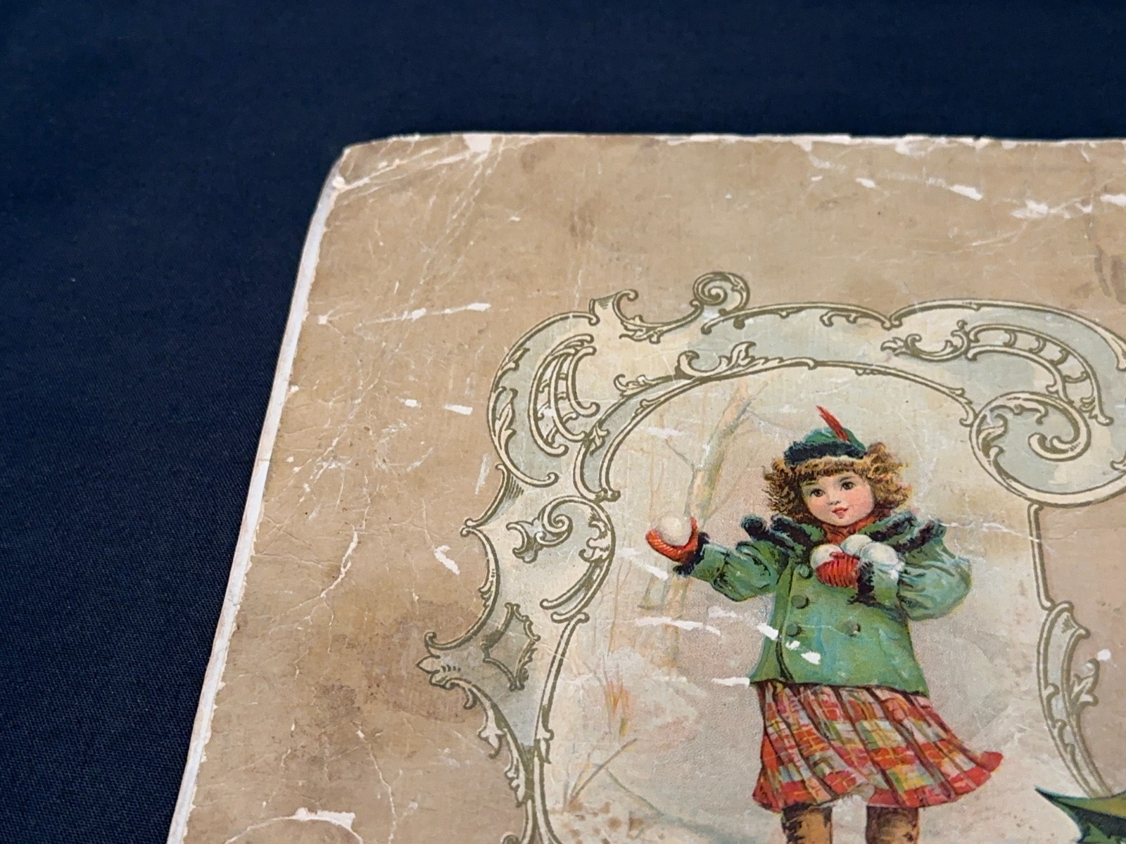 Original Antique 1896 Santa ‘The Night Before Christmas’ McLoughlin Bros Scarce!