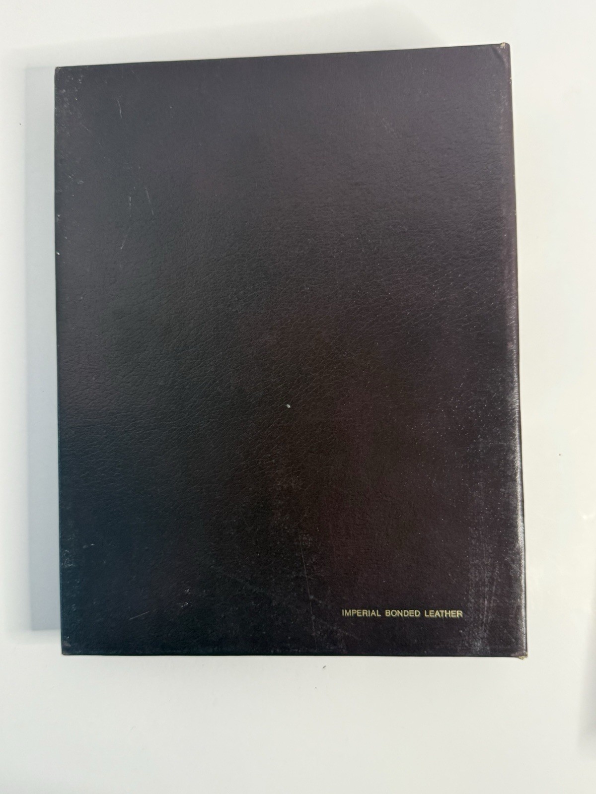 Vintage MBL 5046R Imperial Bonded Leather Collector Album Inventory Log Book (2)