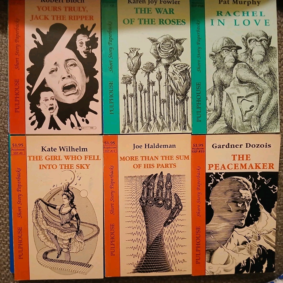 Pulphouse Short Story Paperback Book Lot Of 36 Various Volumes 1990s VGC