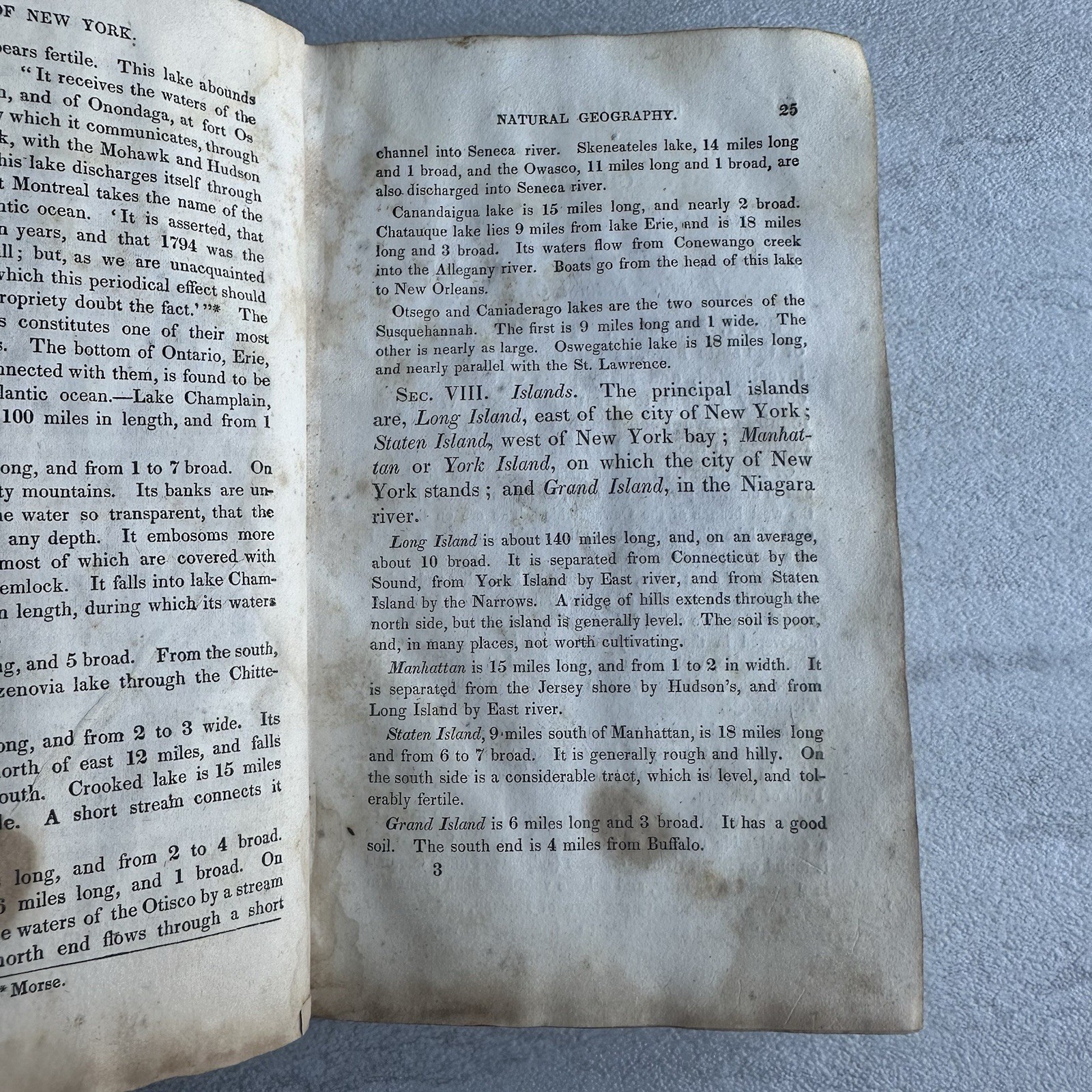 1831, History Of The State Of New York, Eastman, Illustrated Leather Bound