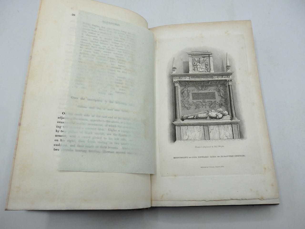 1825 SKETCHES Topography History of NEW & OLD SLEAFORD Lincolnshire – Very Clean