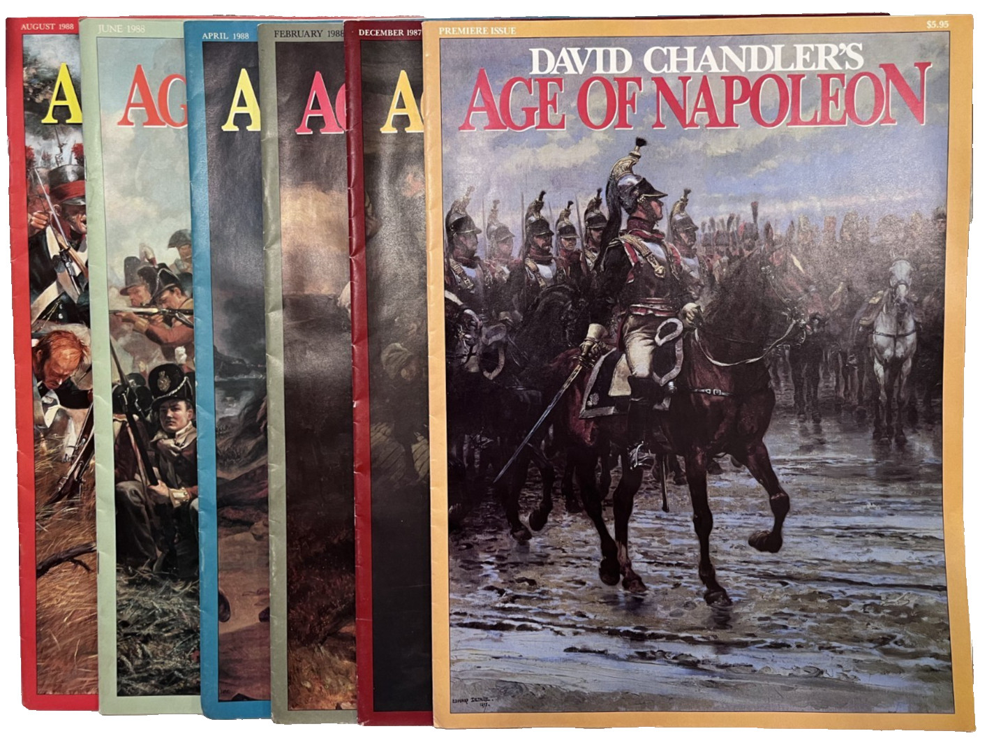 David Chandler’s AGE OF NAPOLEON 6 Volume Set 1987 – 88 VG
