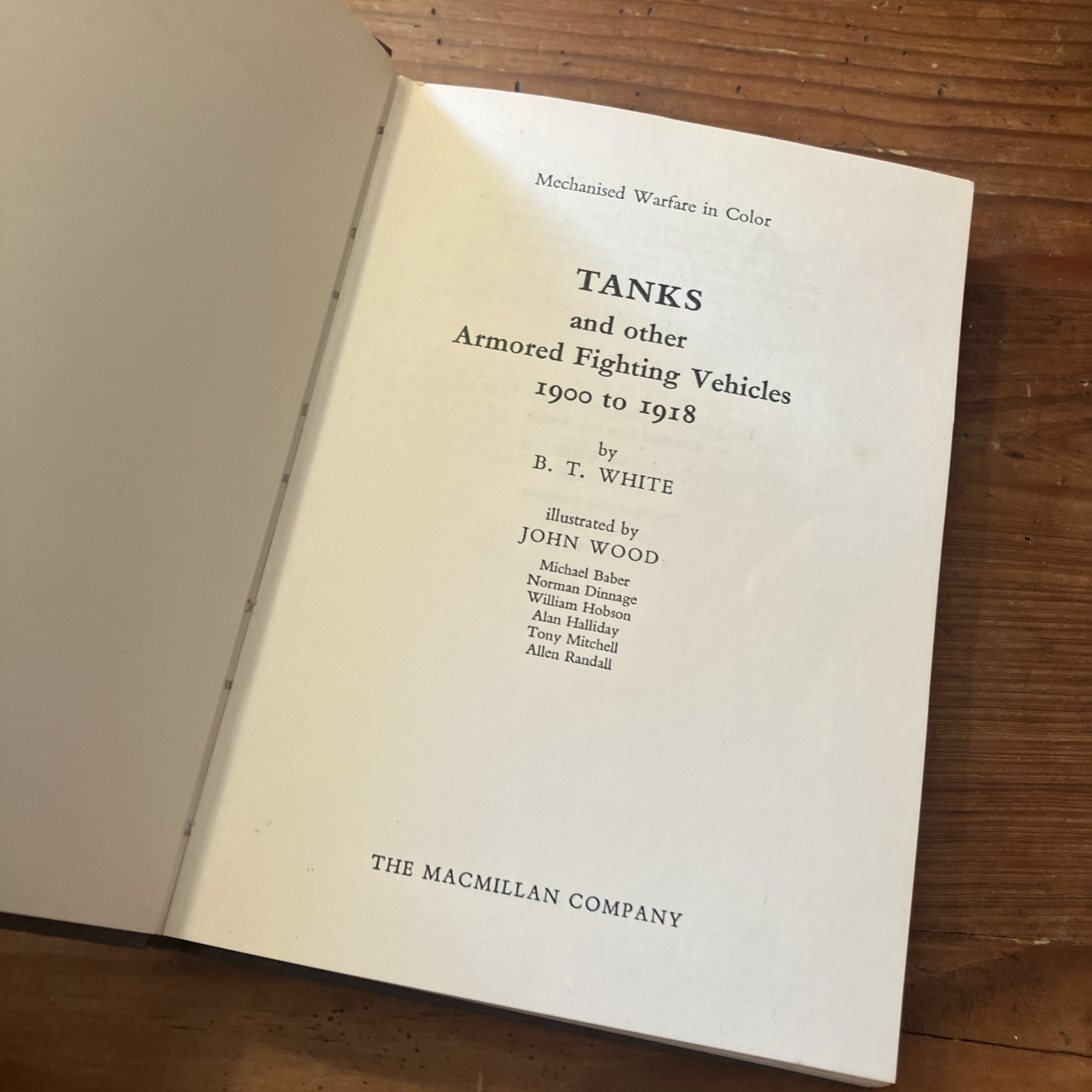 TANKS, OTHER ARMORED FIGHTING VEHICLES 1900-18 Mechanised Warfare Series 1970