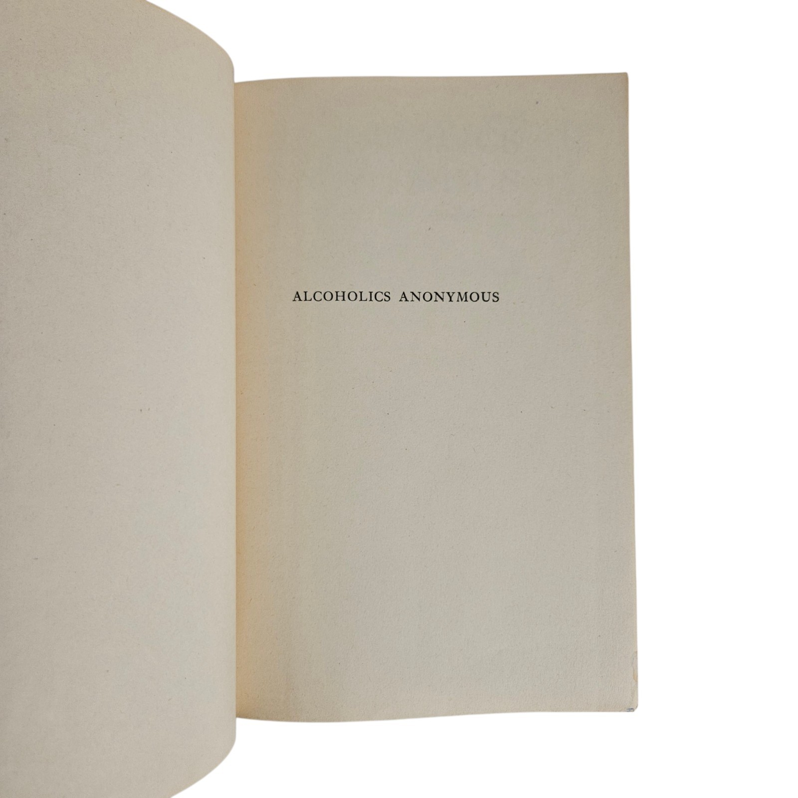 Alcoholics Anonymous – 9th Printing / 1st Edition – Bill W. – 1946 – First