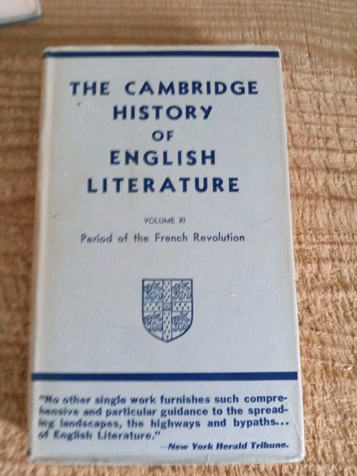 1933 CAMBRIDGE HISTORY HARDCOVER 10 BOOK PARTIAL SET LOT(2-11)