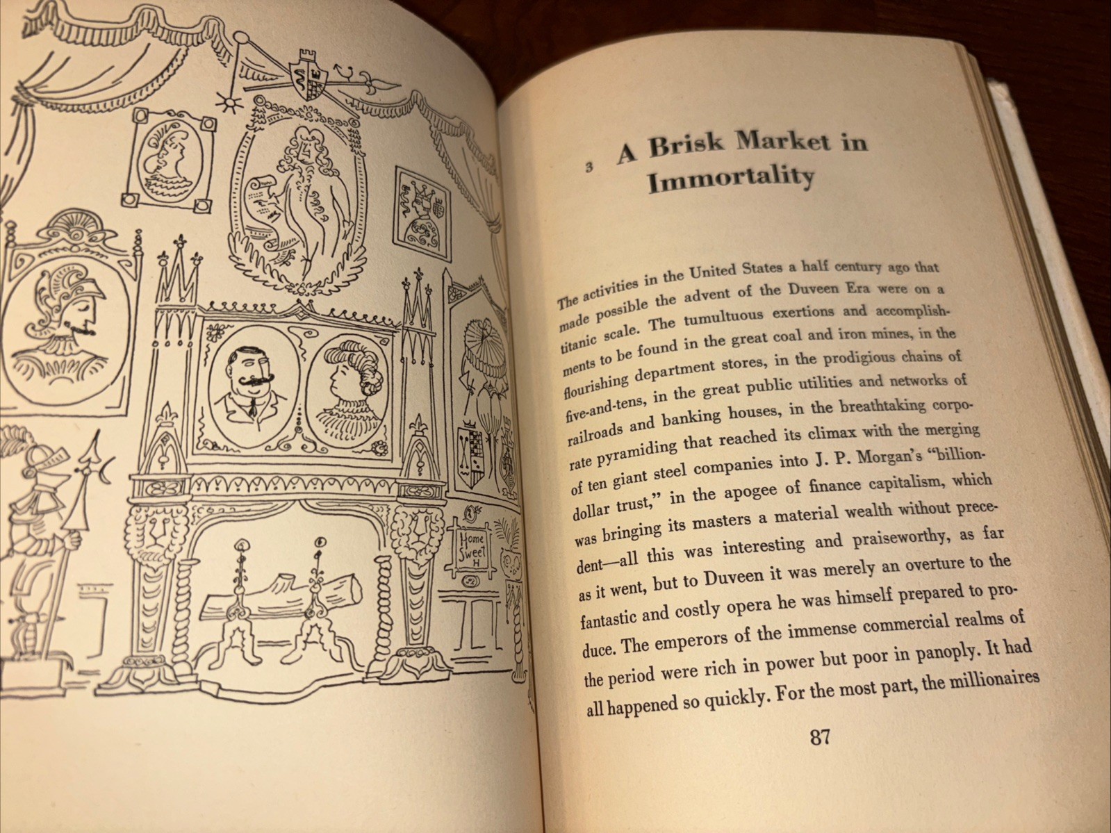 Duveen by S.N. Behrman 1952 1st Print Random House HC / DJ BOMC