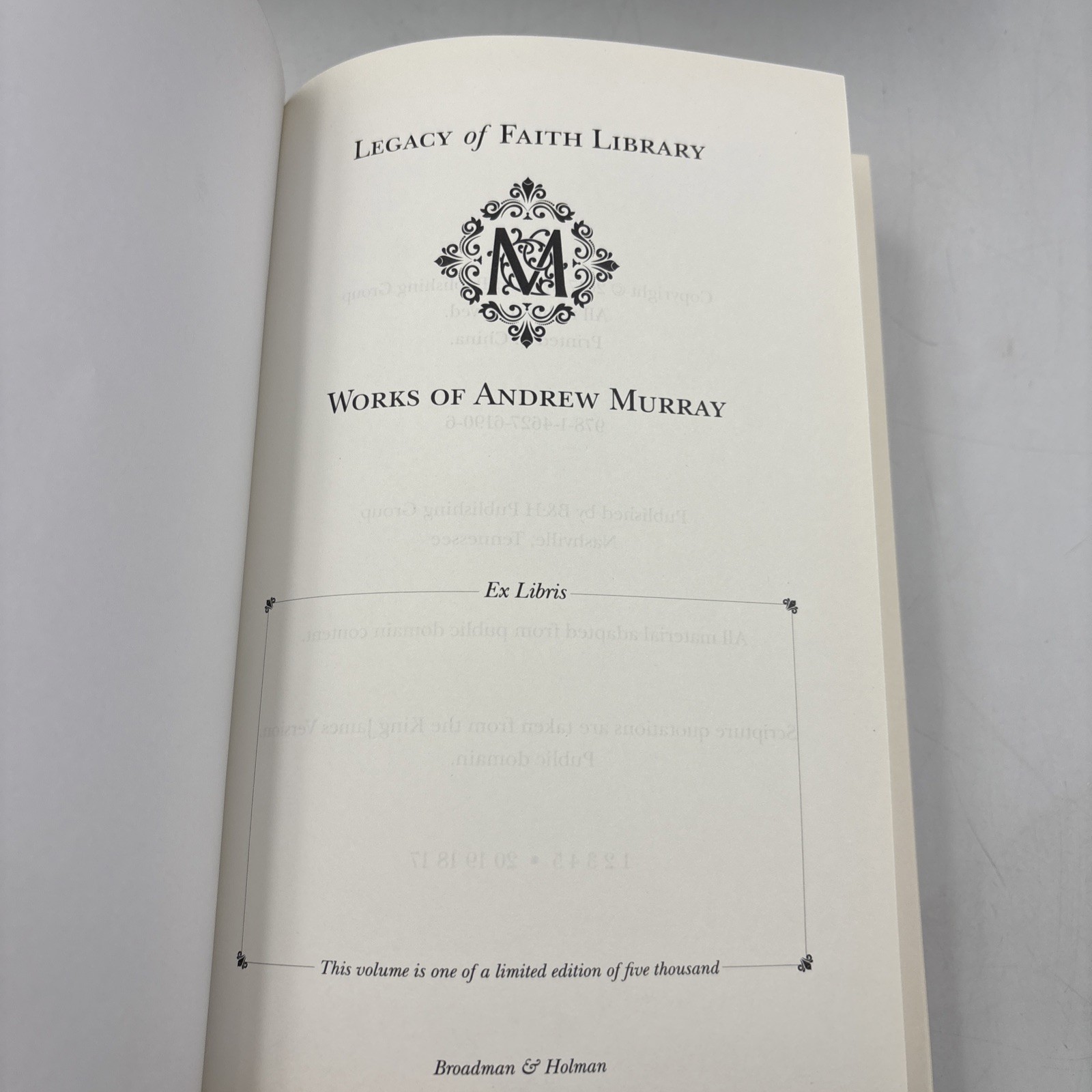 Broadman & Holman Legacy of Faith Library 8 Vols Limited Edition Leather Books