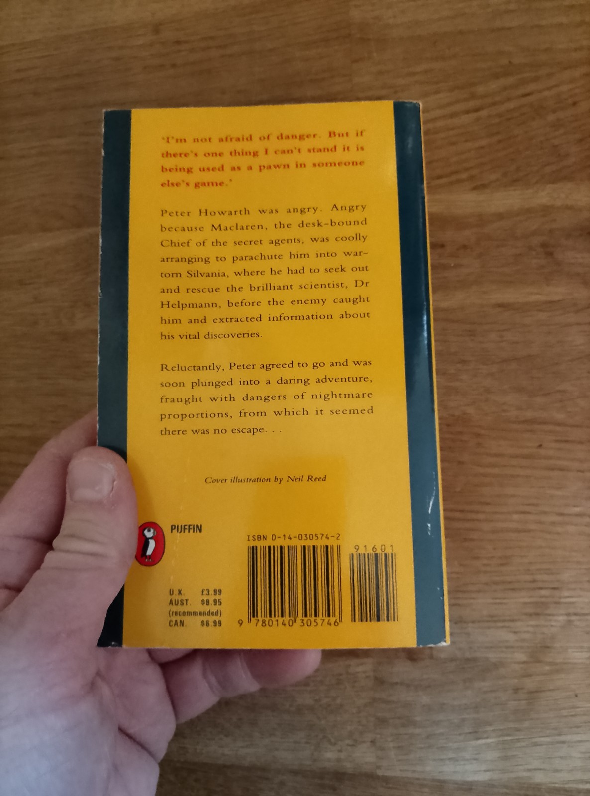 BOOK – There’s No Escape By Ian Serraillier Puffin Paperback 1973