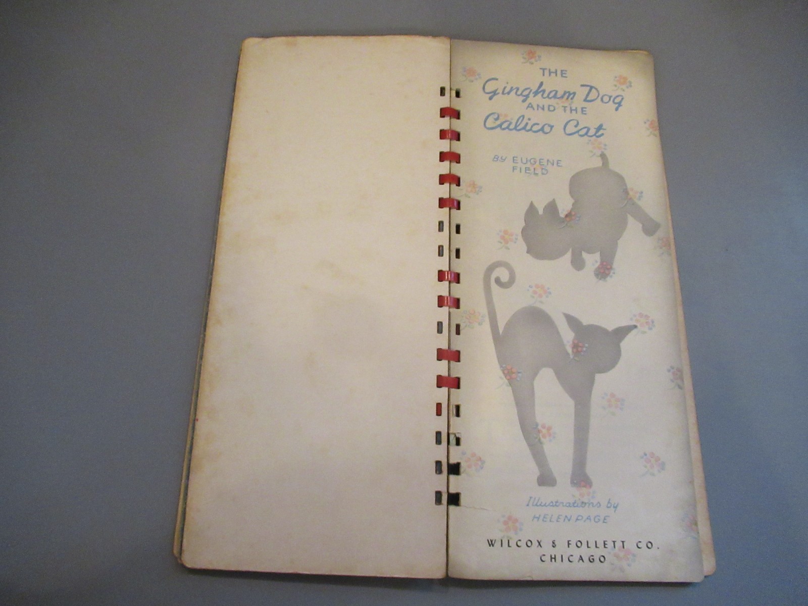 Wynken Blynken Nod Dinky Bird Calico Cat Eugene Field Twin Tall Board Book