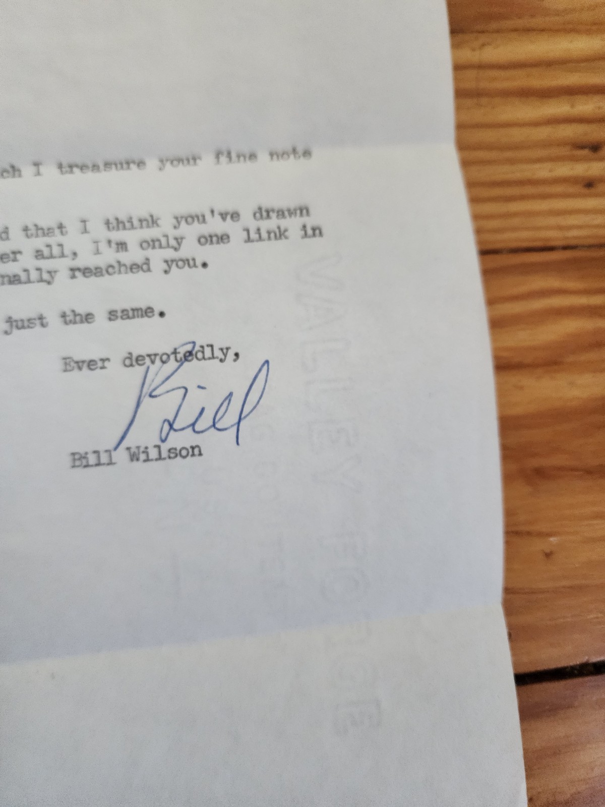 Alcoholics Anonymous 2nd/4th, letter Both Signed by Bill W, et al. ODJ, 1962 GSC