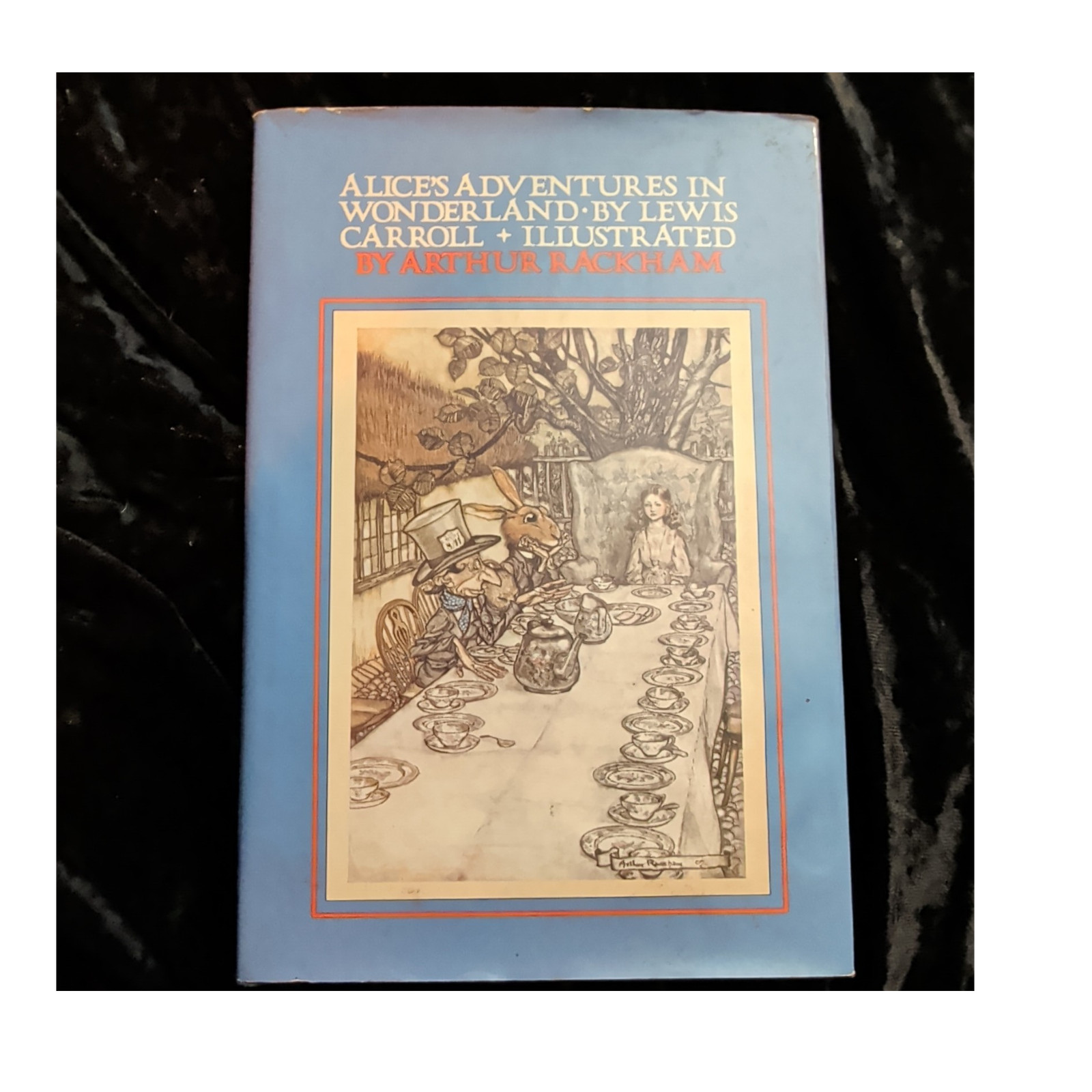 Alice in Wonderland Lewis Carroll Hardcover Illustrated Arthur Rackham Book
