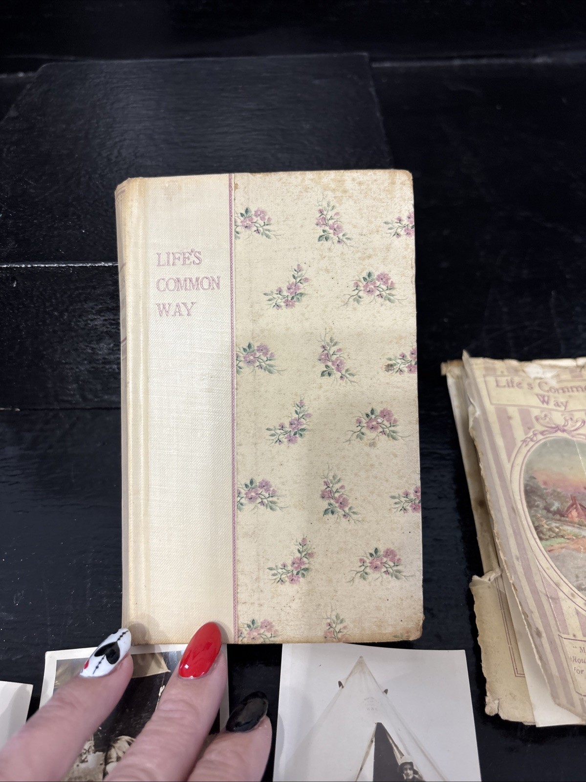 Rare Antique 1920’s Book Life’s Common Way With Photos Of Owner Inspirational