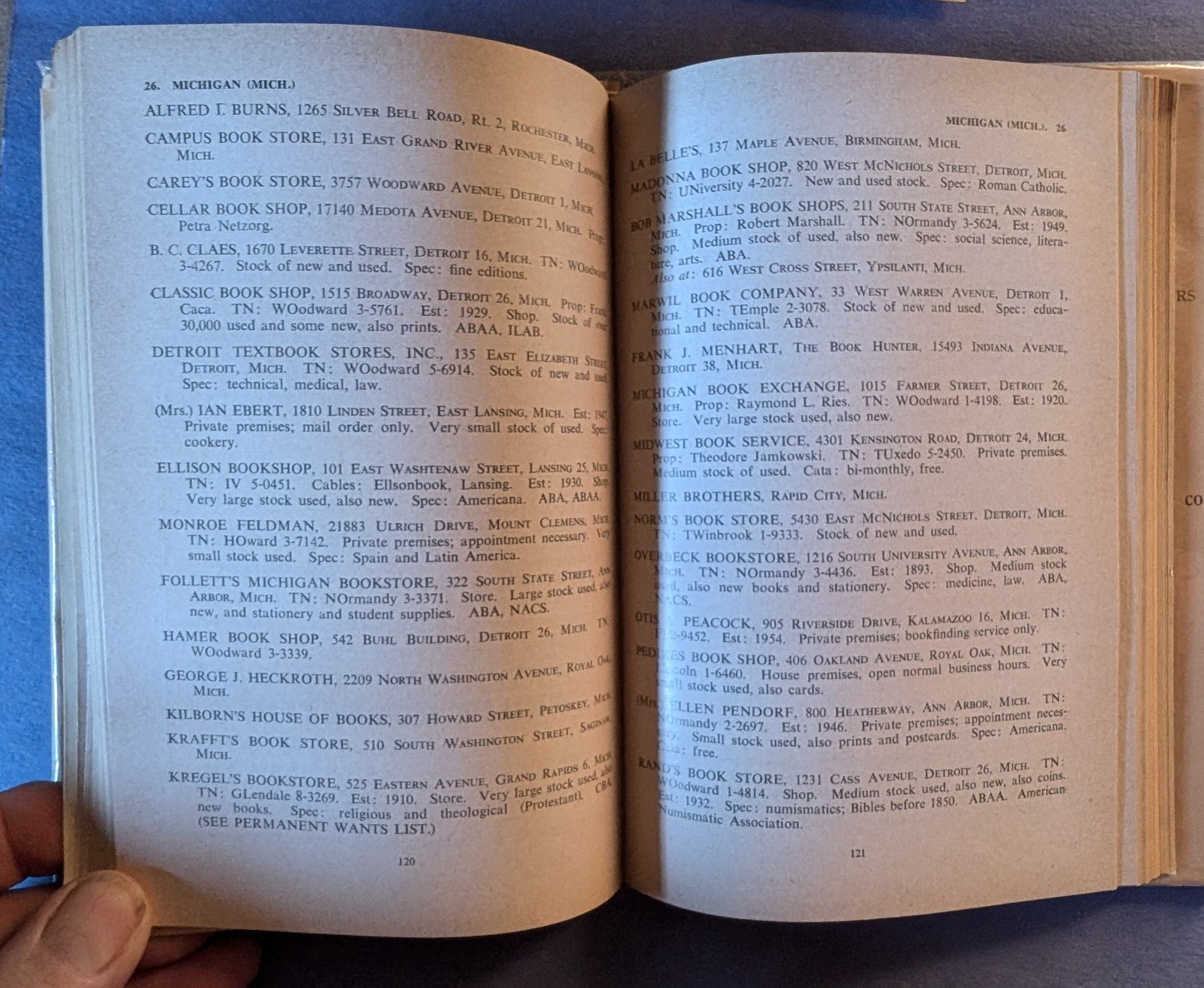 Book Dealers in North America 1960-62 / 3rd edition FREESHIP
