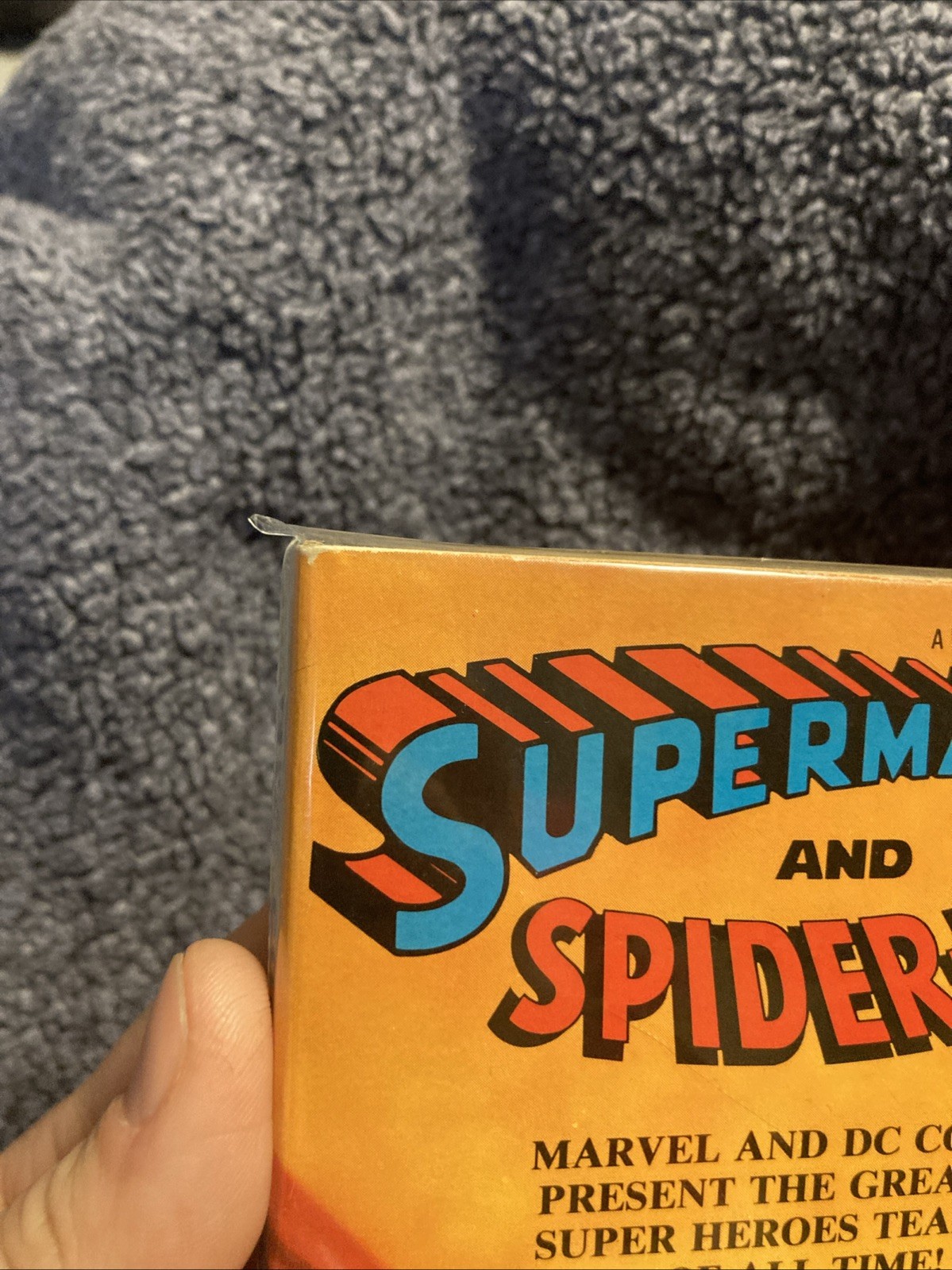 SUPERMAN AND SPIDER-MAN (1981) by Shooter & Buscema 1st Printing Warner/Marvel