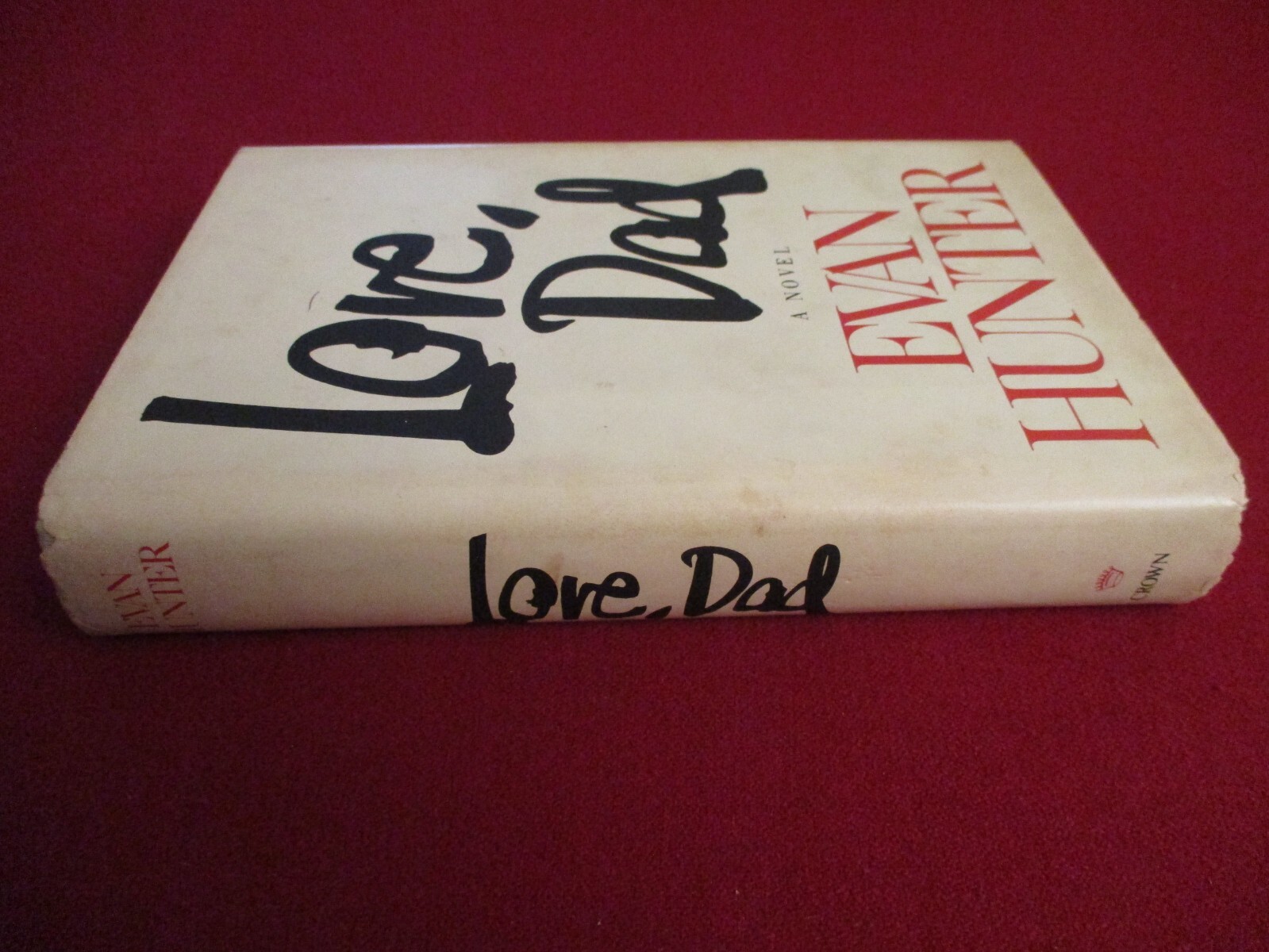SIGNED (Inscribed) Love, Dad by Evan Hunter (Ed McBain) (1981) 1st/1st Edition