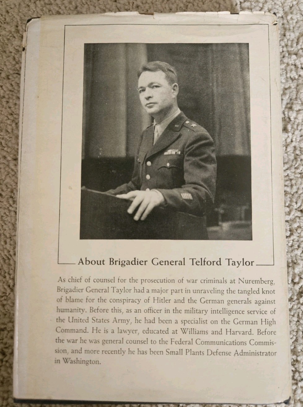 SWORD AND SWASTIKA by Telford Taylor/1st Ed/HCDJ/Military/War/WWII 1939-45