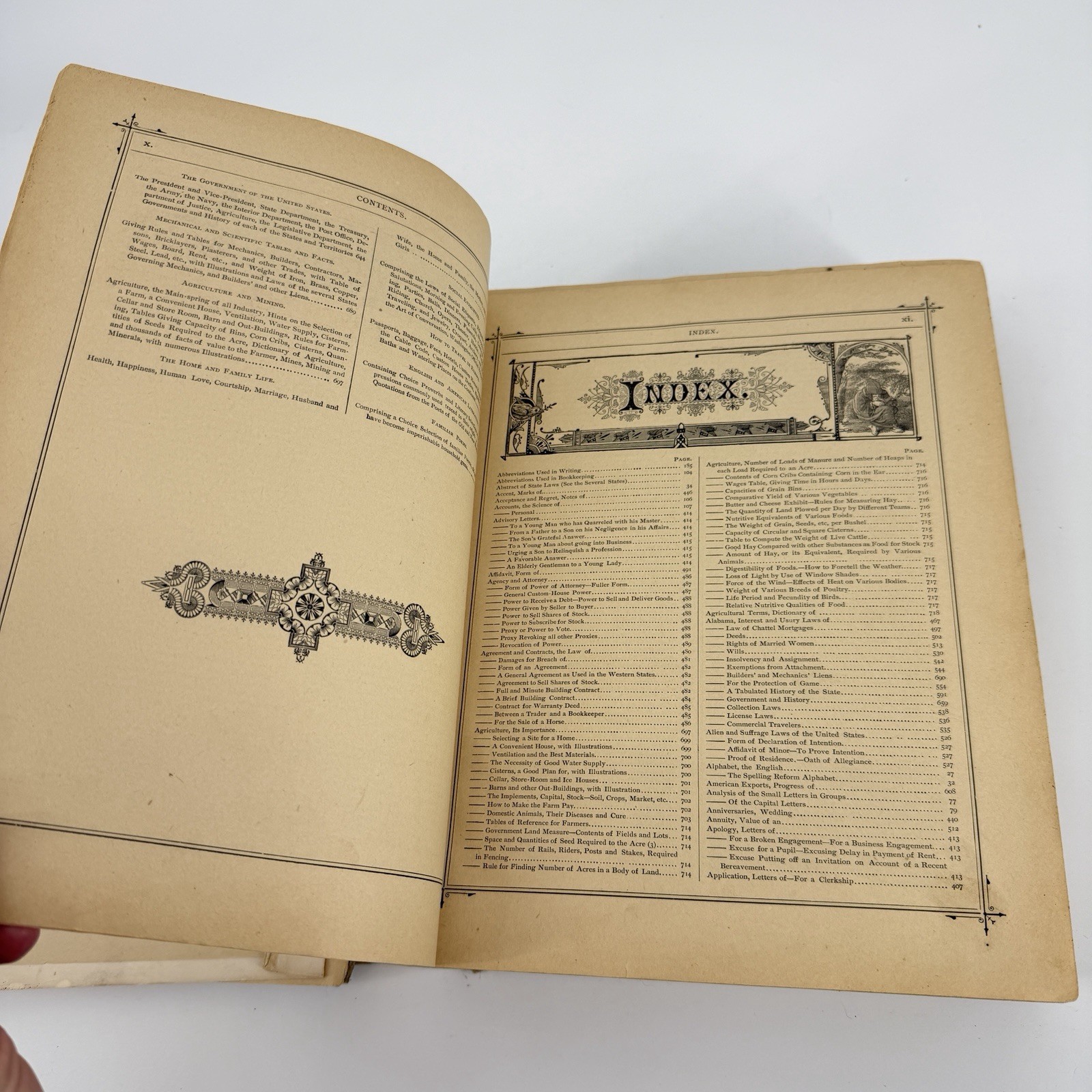 Antique 1880s Book GASKELL’S COMPENDIUM of FORMS SOCIAL LEGAL POETRY ETIQUETTE