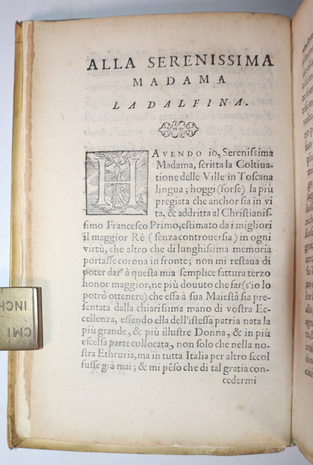 1590 La Coltivazione del Sig Luigi Alamanni Le Api Rucellai Epigrammi Fiorentino