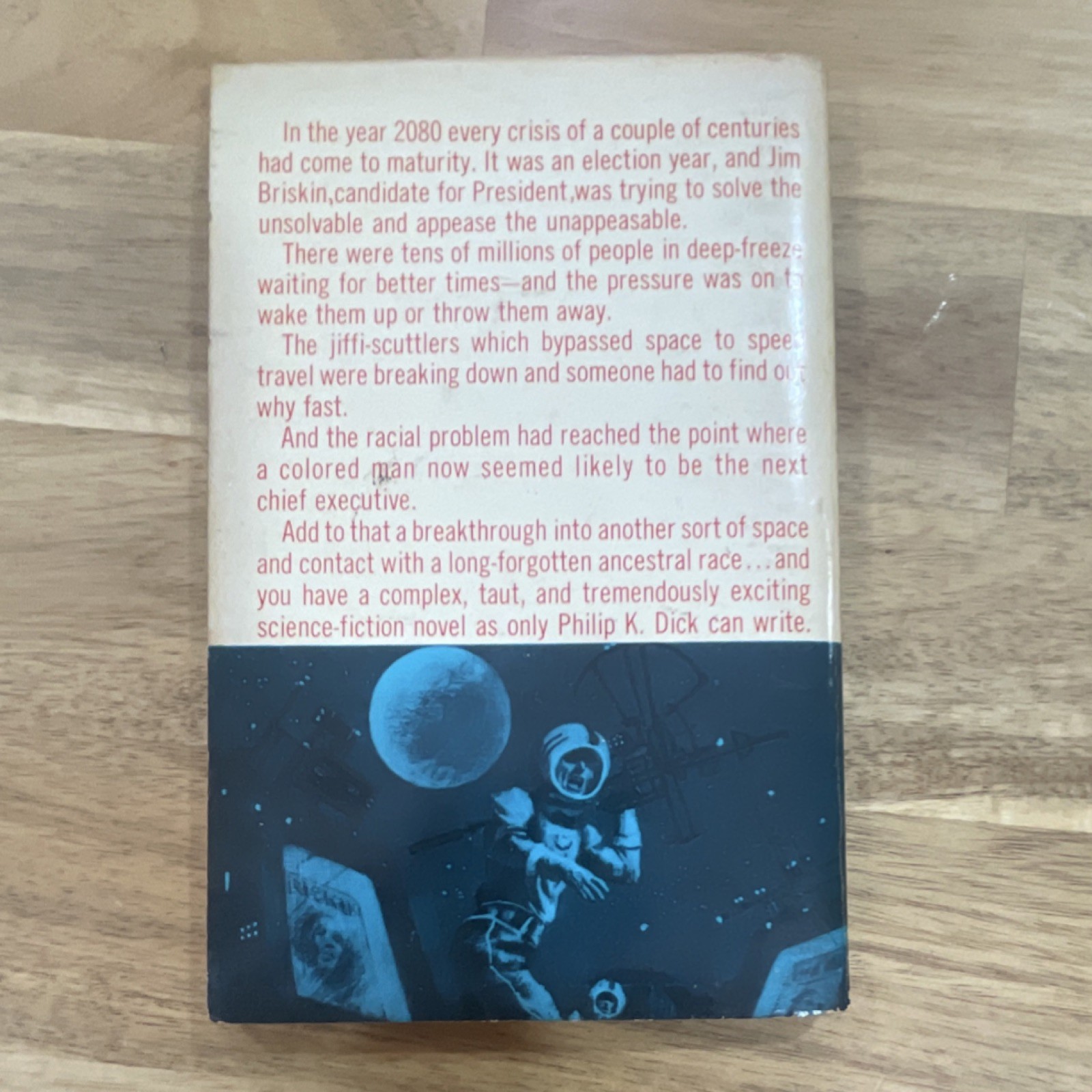 Philip K. Dick The Crack in Space Ace Books 1st Edition 1966 Sci-Fi Softcover P…