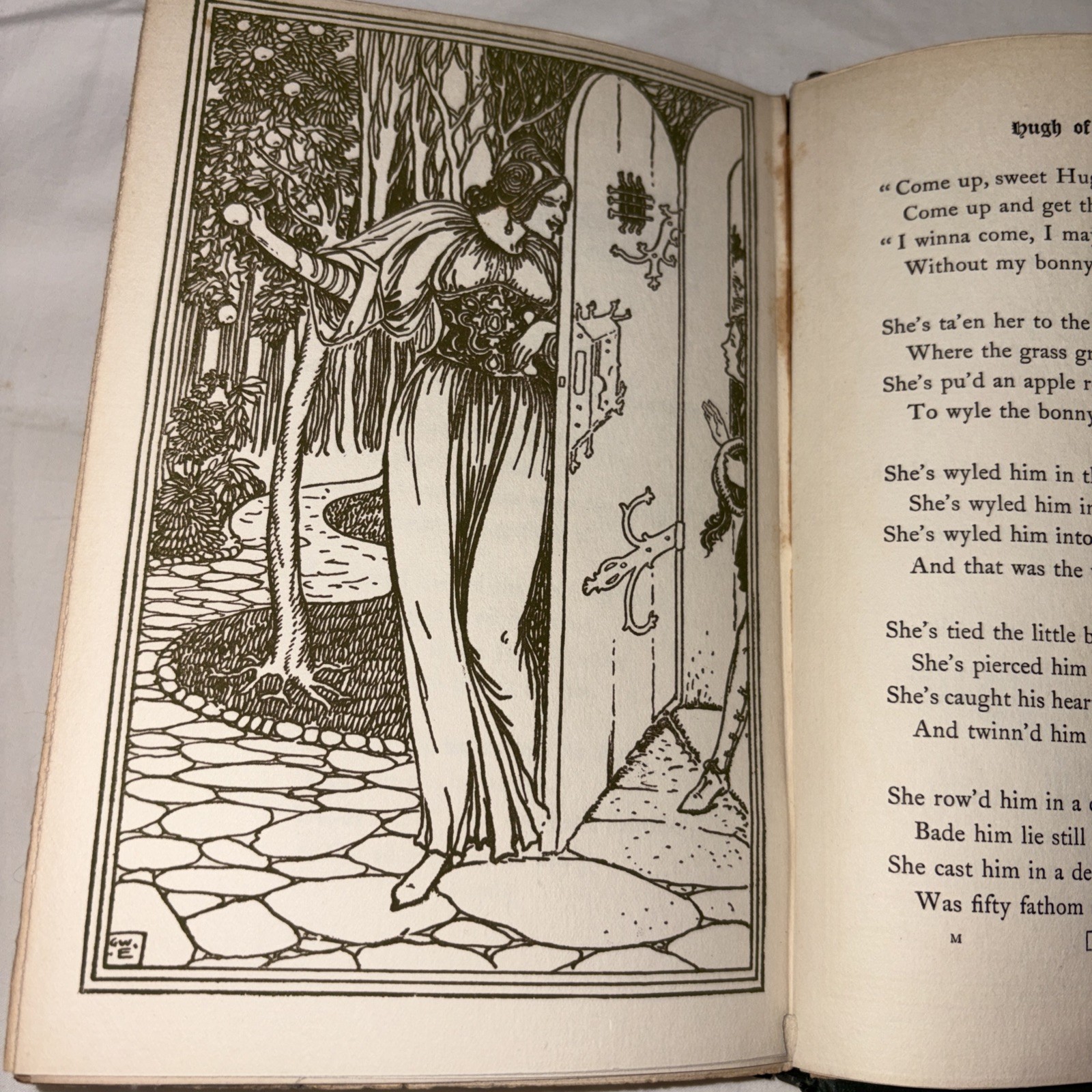 A BOOK OF OLD ENGLISH BALLADS 1896 Macmillan Co. Drawings By Geo Wharton Edwards