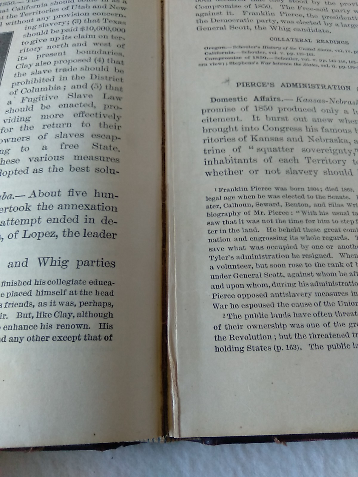 Vintage 1903 Barnes’s School History of the United States