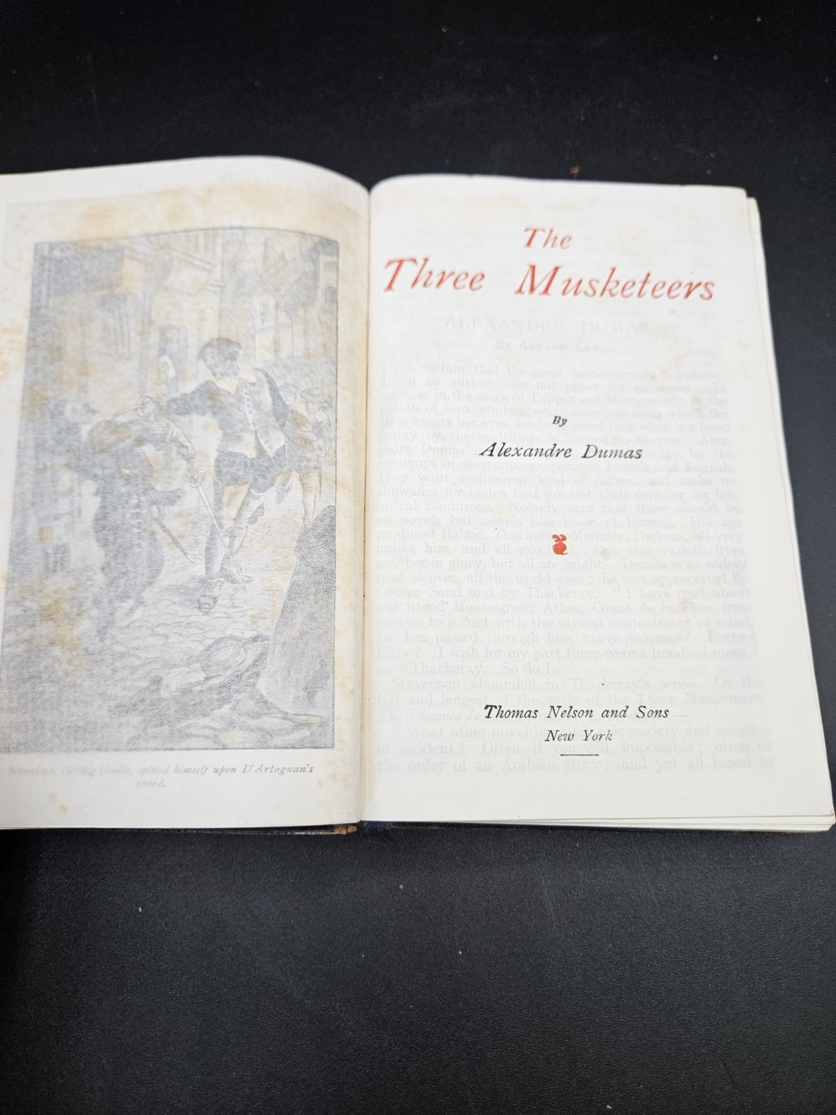 Antique Book The Three Musketeers By Alexandre Dumas