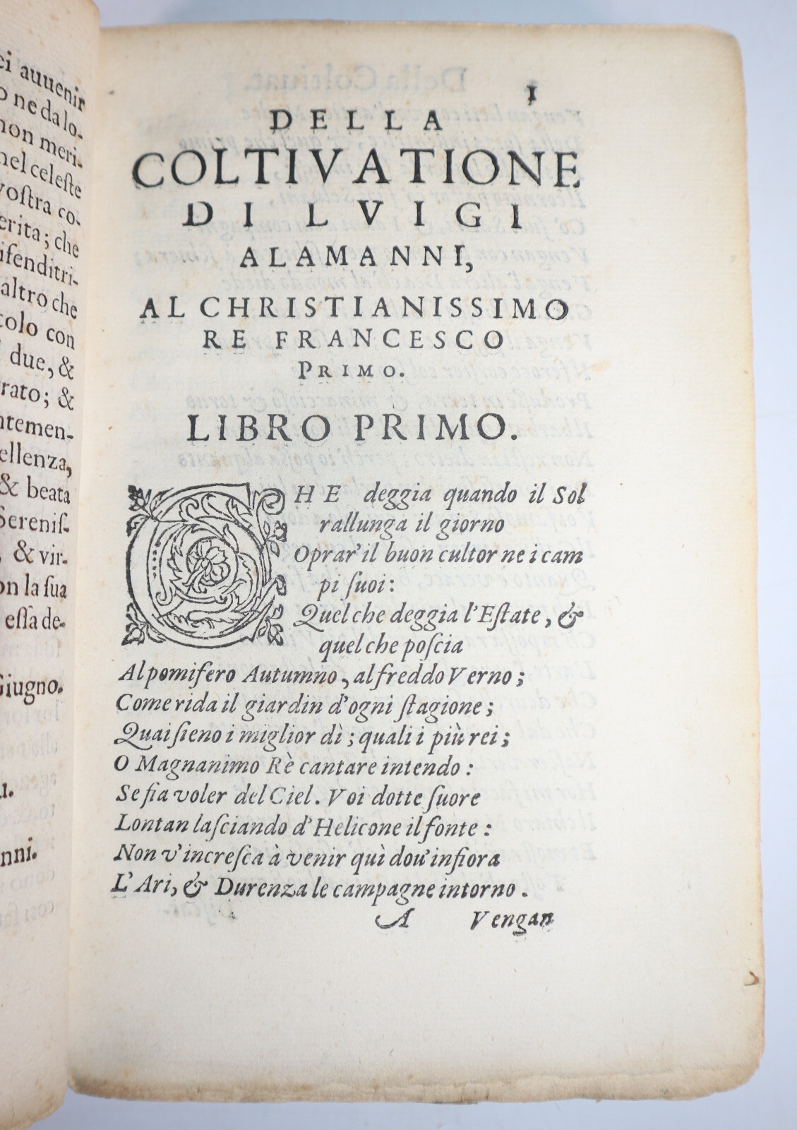 1590 La Coltivazione del Sig Luigi Alamanni Le Api Rucellai Epigrammi Fiorentino